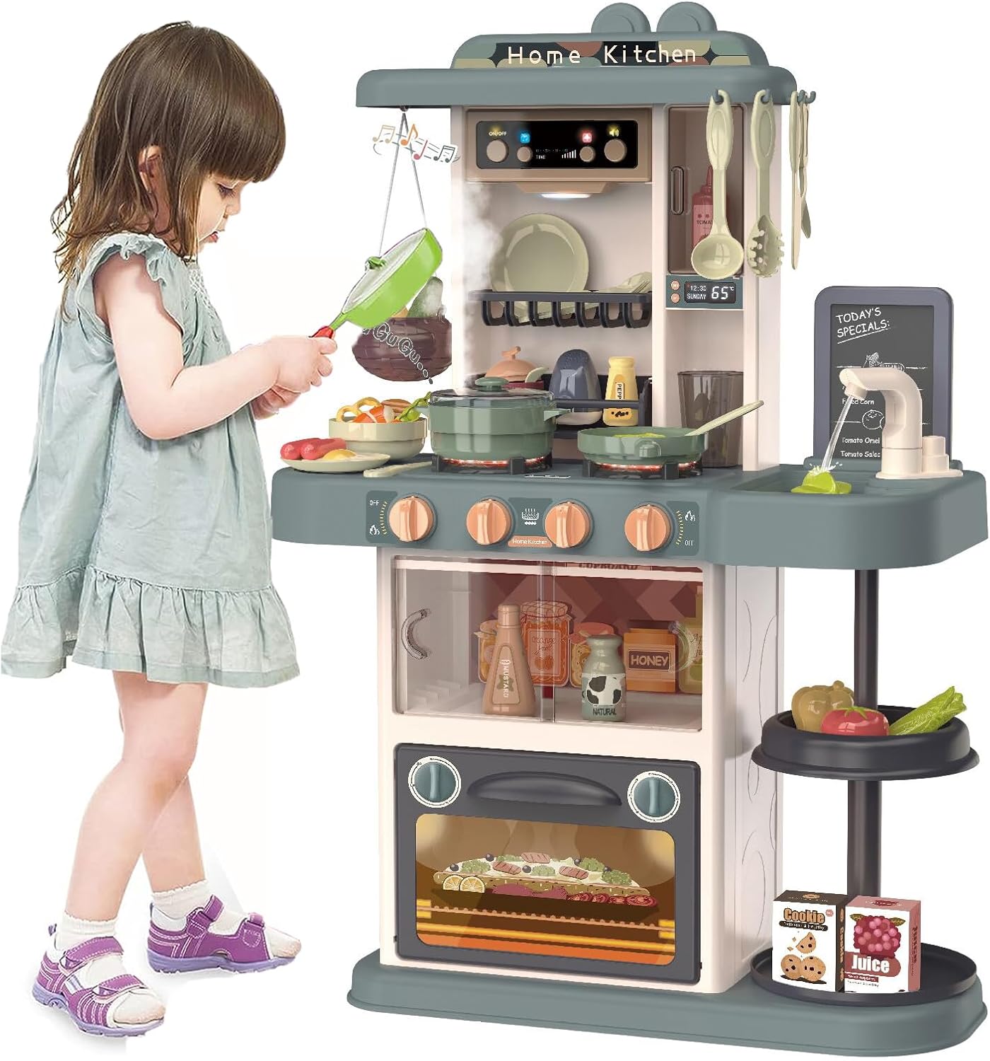 Foto 3 pulgar | Cocinita Infantil Beibegood Spraying Mist Kitchen Am066 43pz
