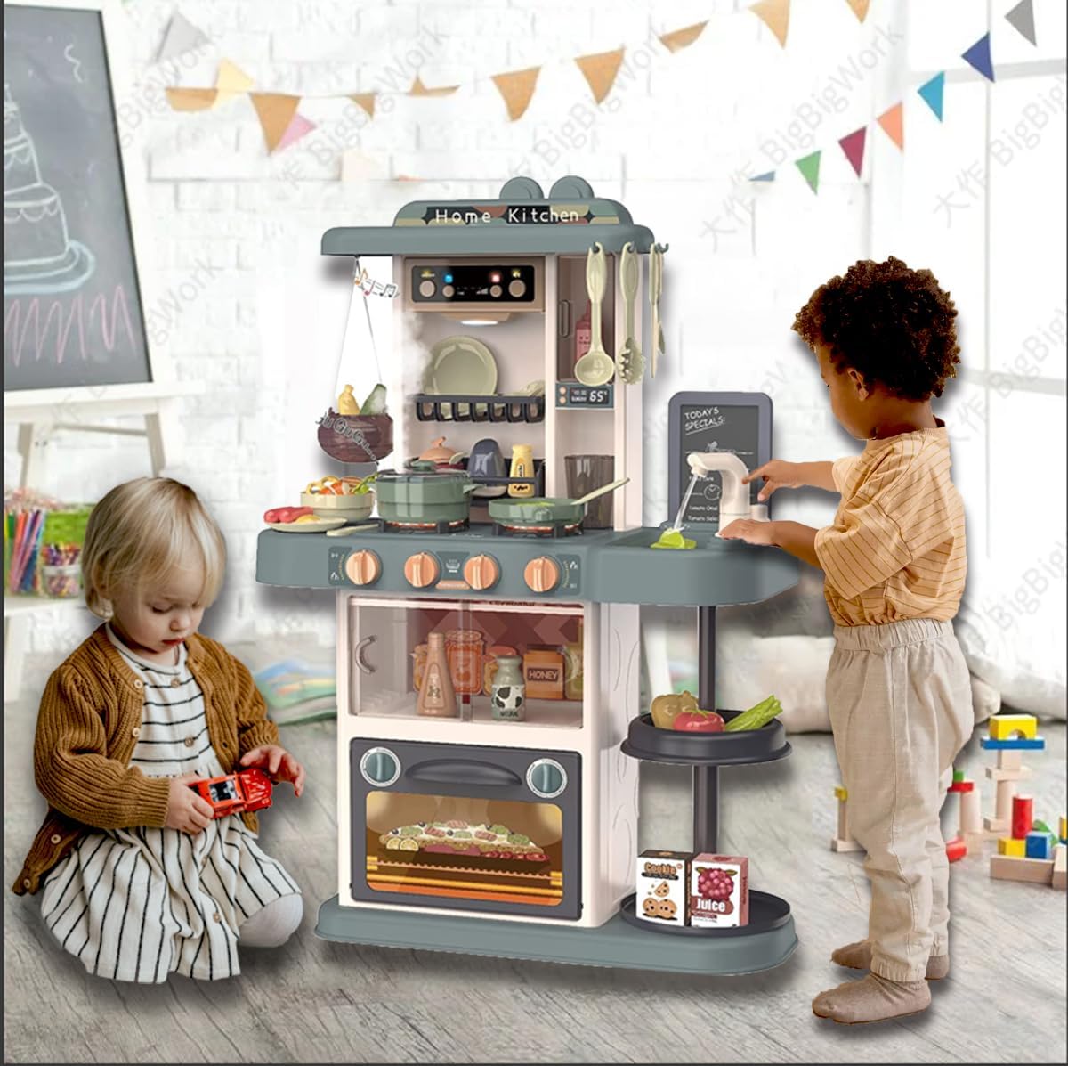 Foto 6 pulgar | Cocinita Infantil Beibegood Spraying Mist Kitchen Am066 43pz