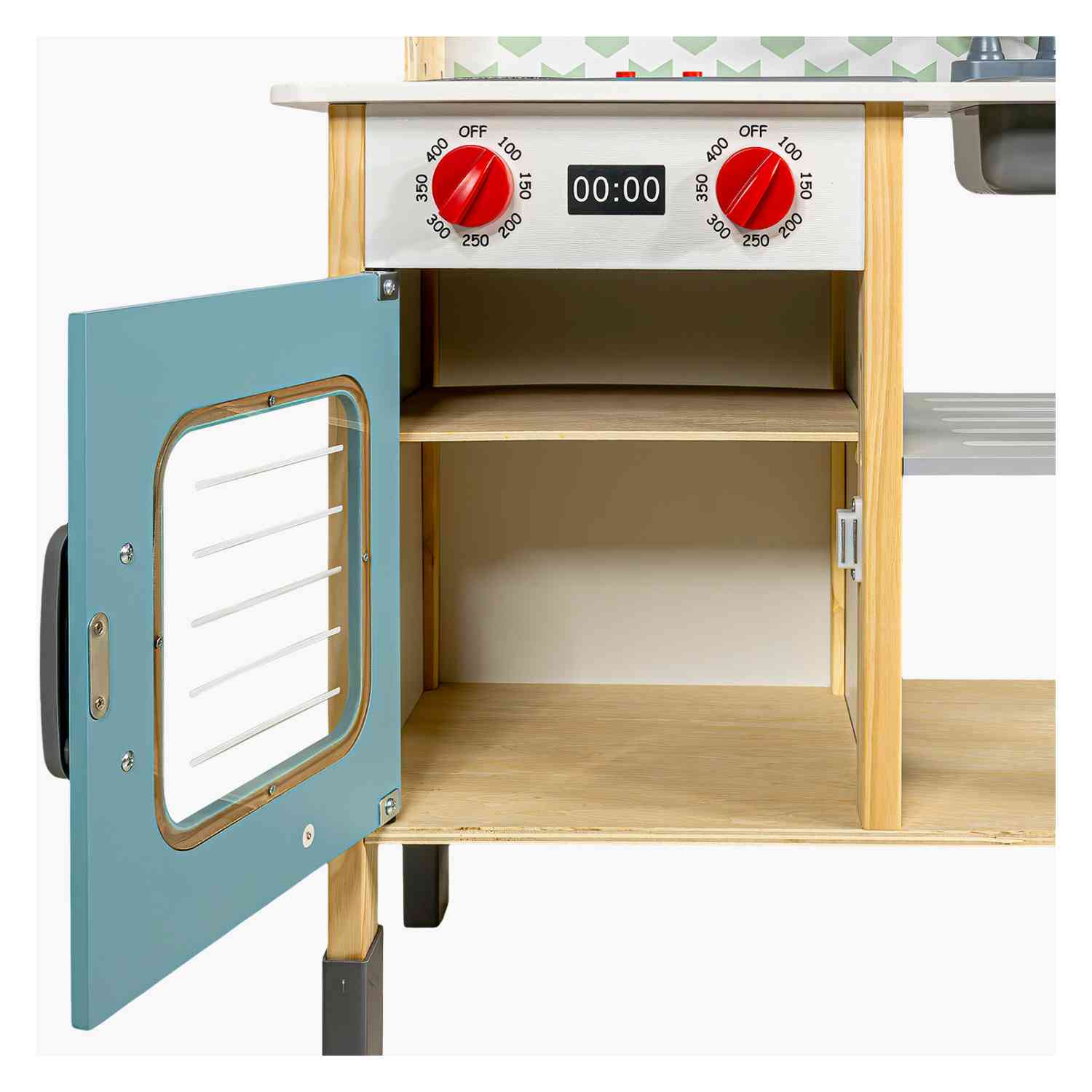 Foto 6 | Cocinita Juguete Niña Madera 23pz Luz Sonido Pizarron
