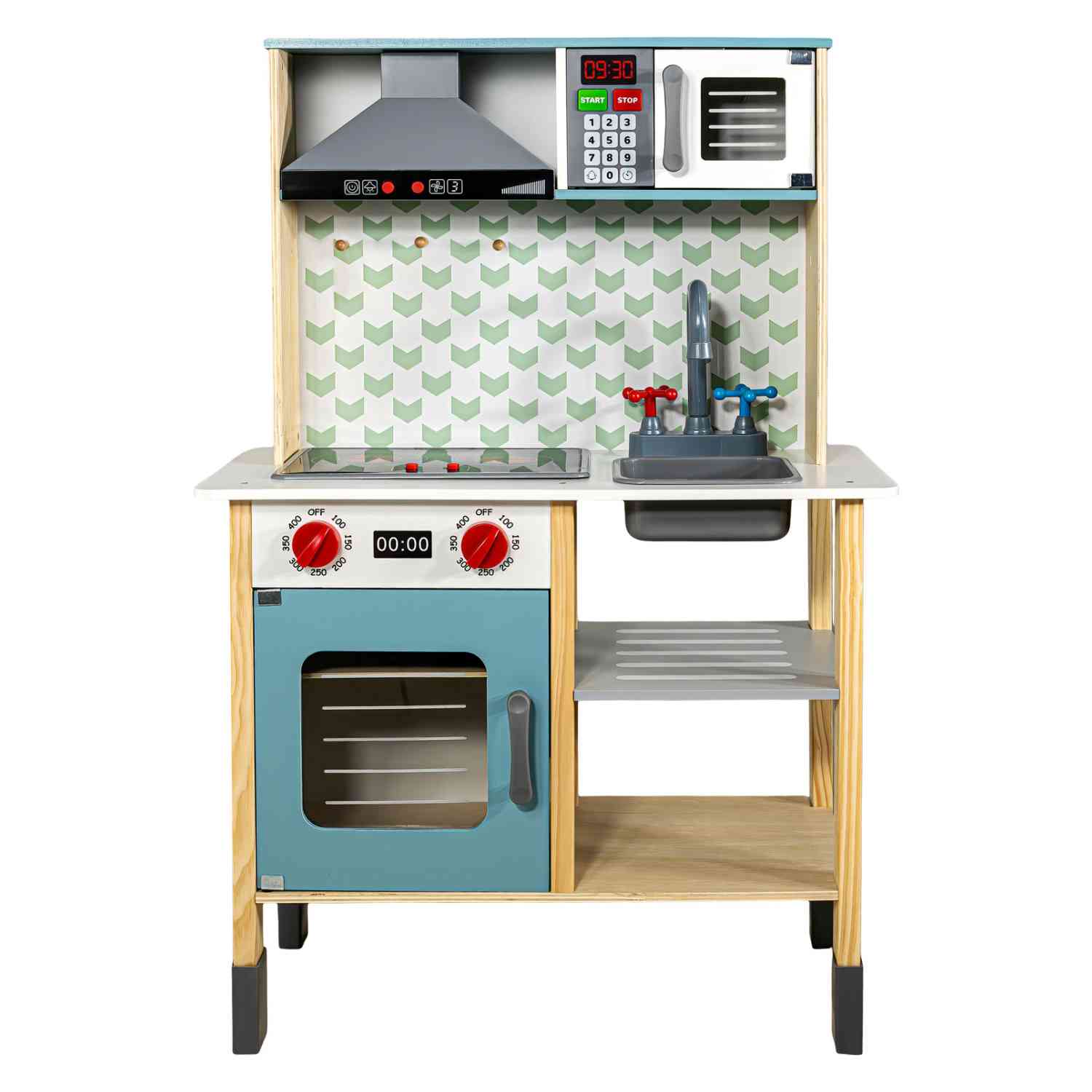 Foto 7 | Cocinita Juguete Niña Madera 23pz Luz Sonido Pizarron