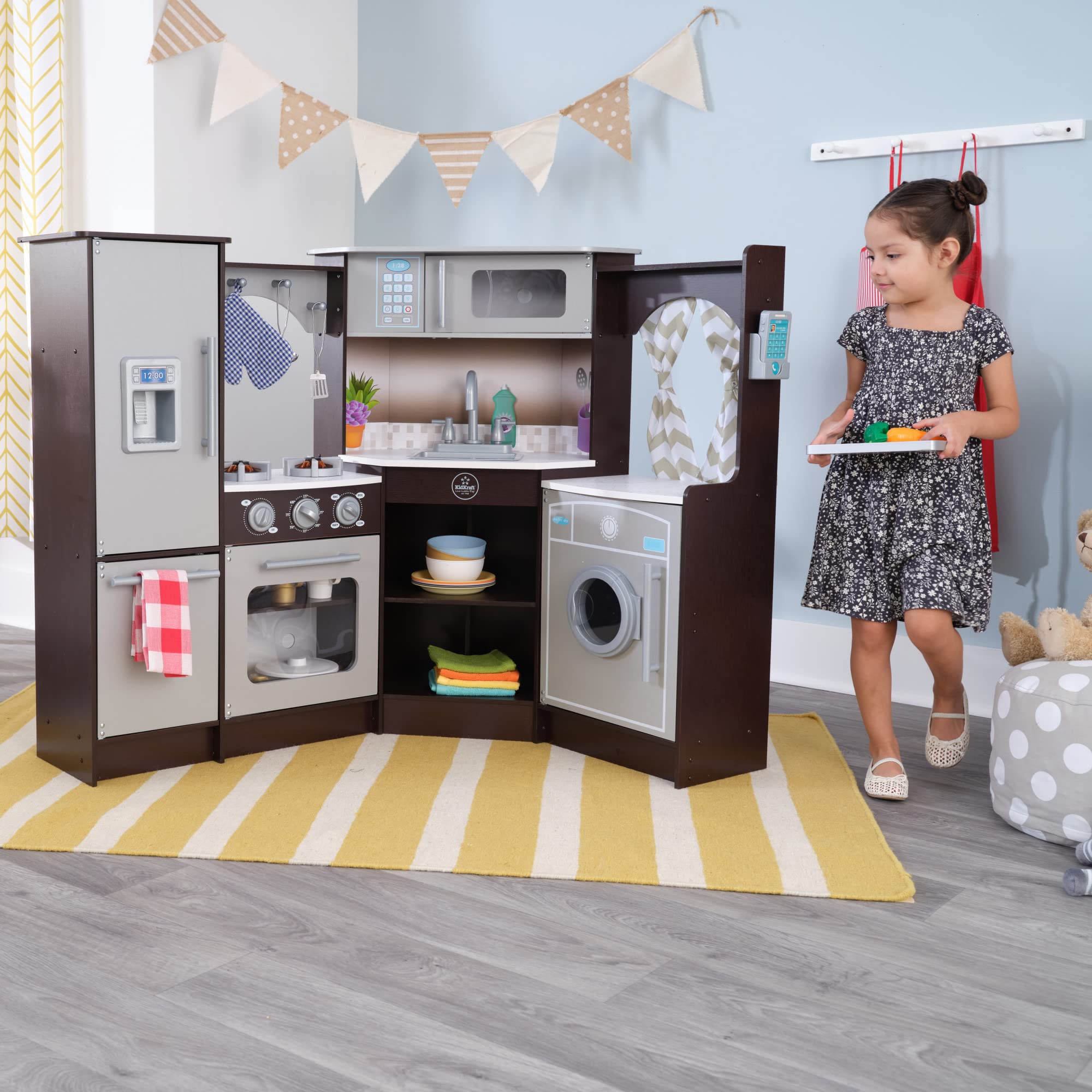 Foto 3 pulgar | Juega Kitchen Kidkraft Ultimate Corner Con Luces Y Sonidos 3+ - Venta Internacional.