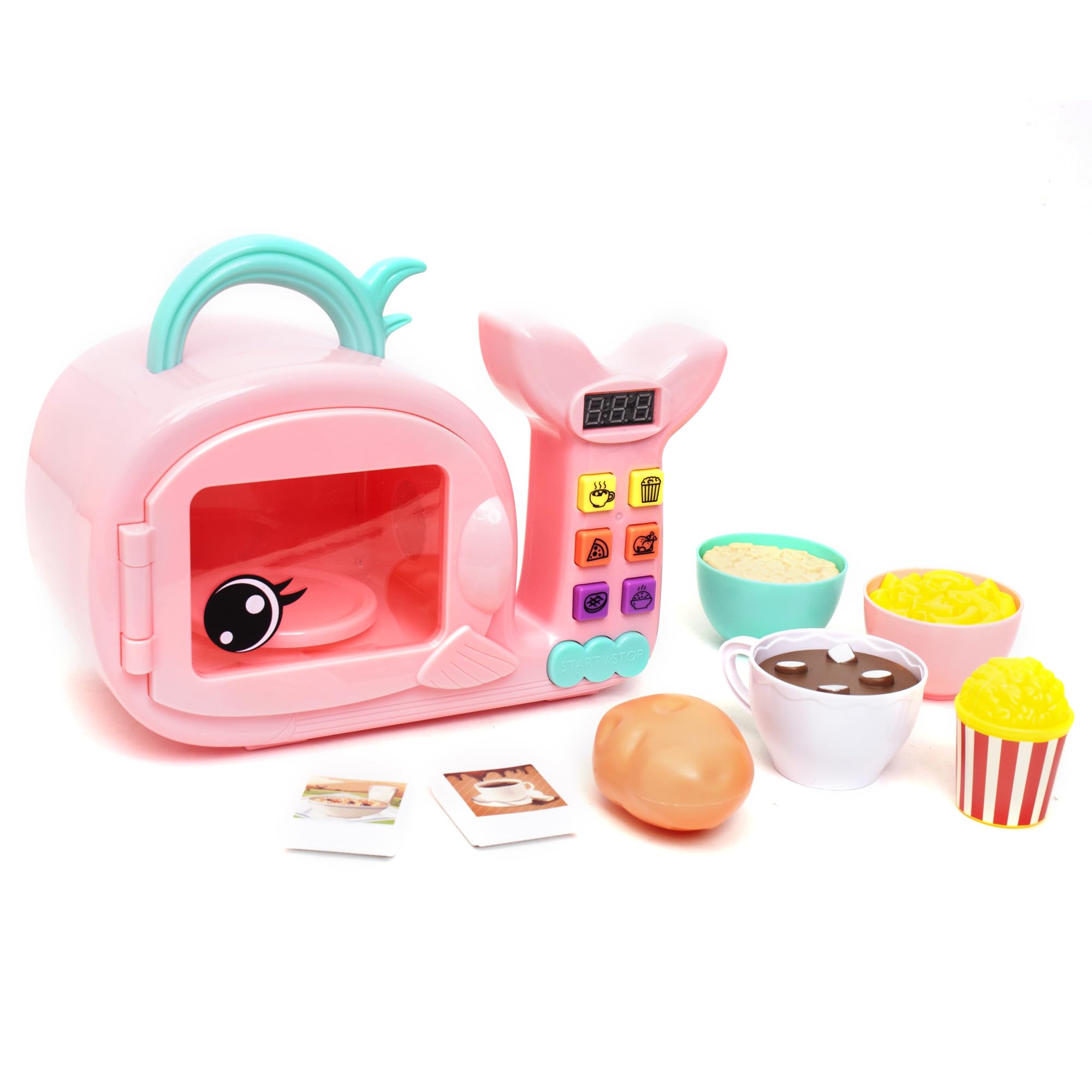 Set De Juego Microwave Boley Zoo Troop Whale De 17 Piezas Para Niños De 2 Años O Más - Venta Internacional.