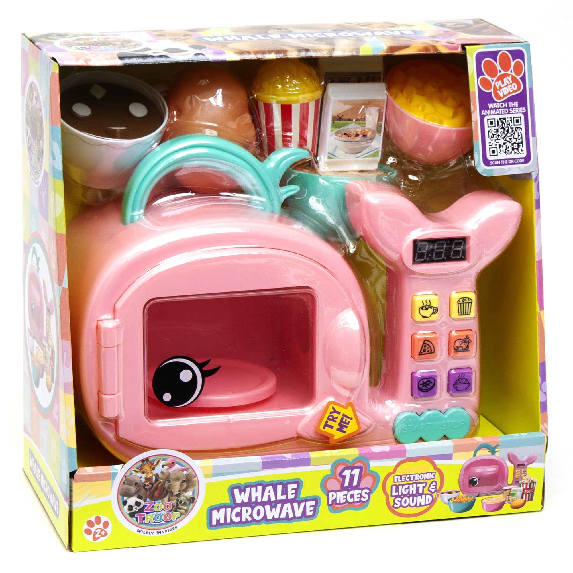 Foto 3 pulgar | Set De Juego Microwave Boley Zoo Troop Whale De 17 Piezas Para Niños De 2 Años O Más - Venta Internacional.