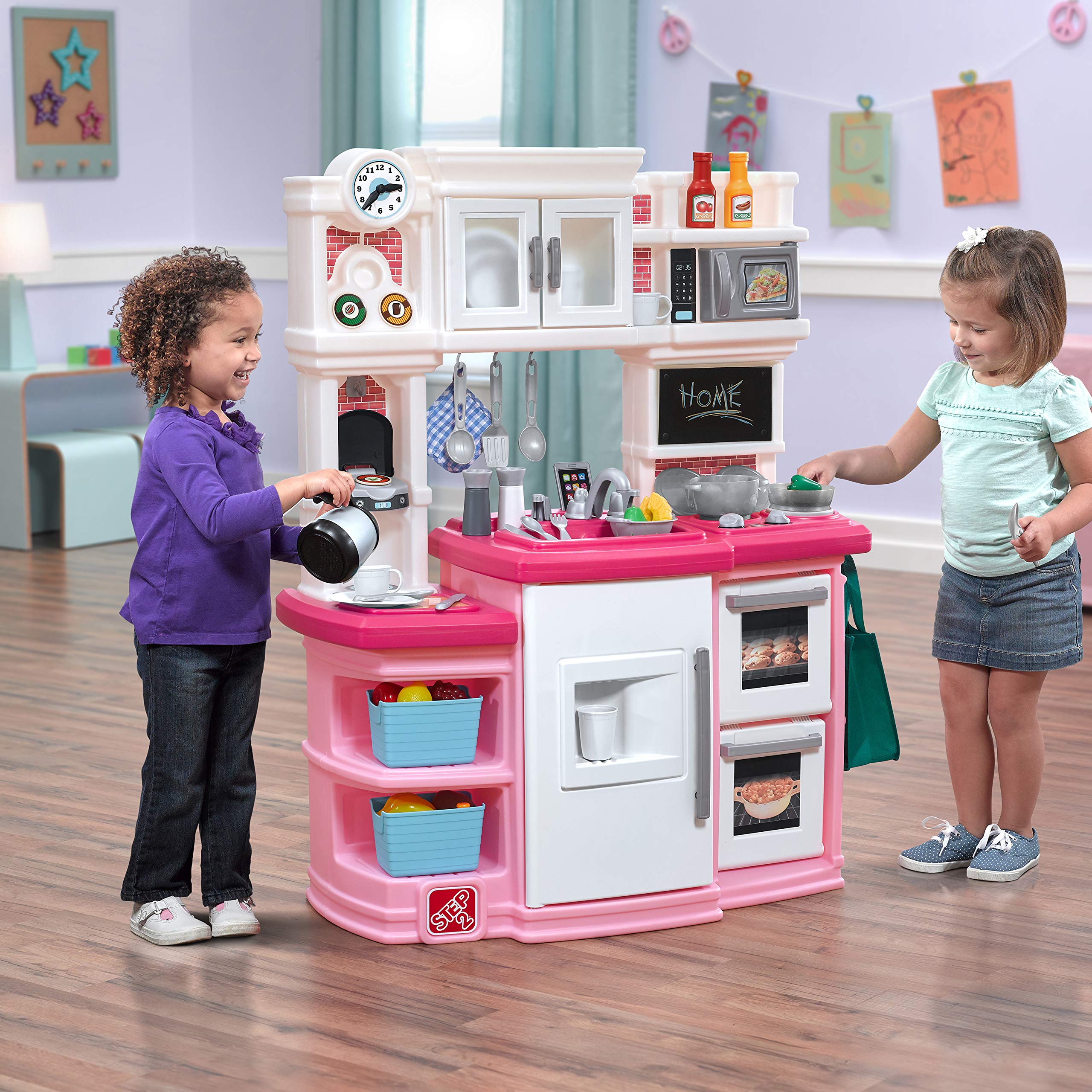 Foto 5 pulgar | Set De Cocina Step2 Great Gourmet Kids Con Luces, Color Rosa - Venta Internacional.