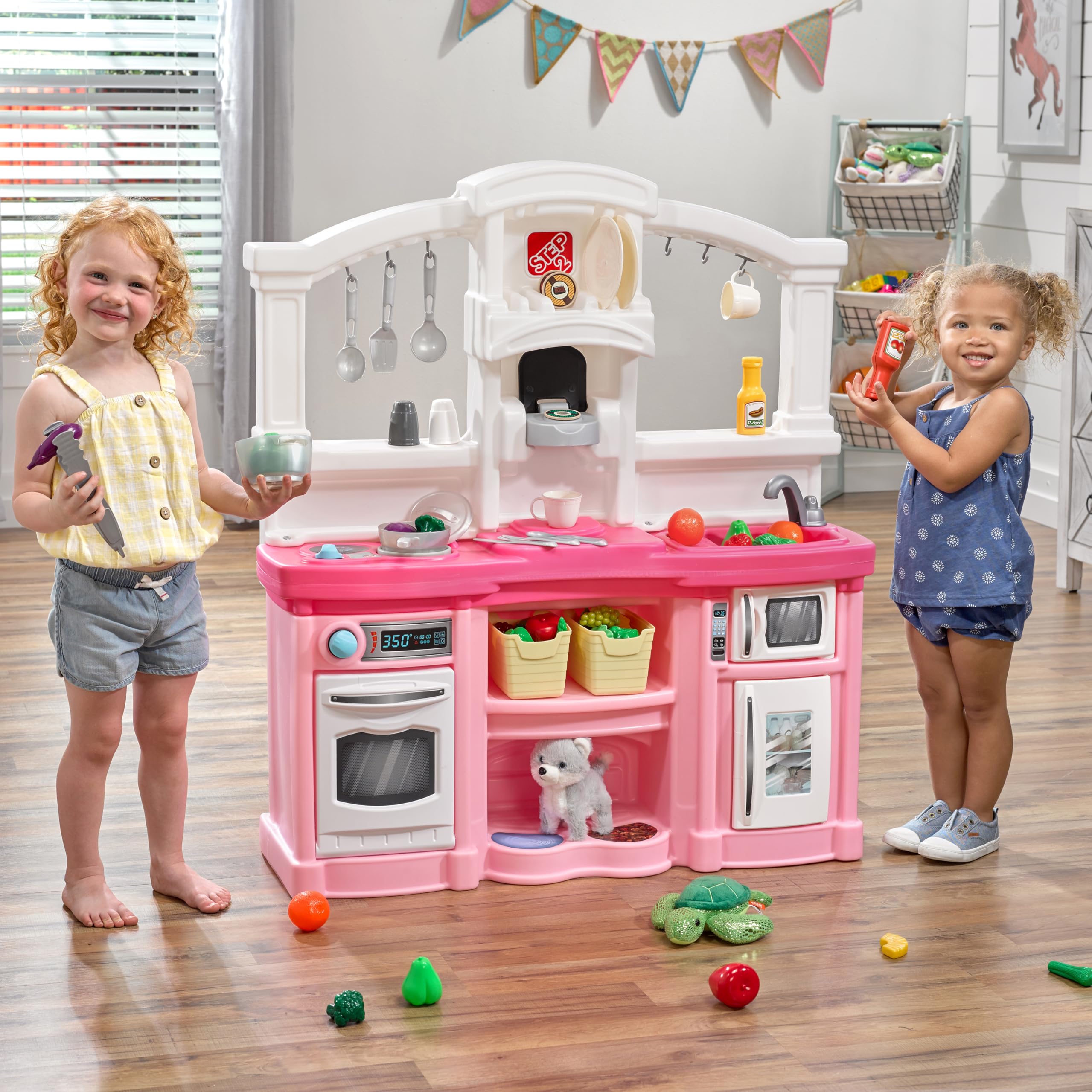 Foto 5 pulgar | Set De Cocina Play Step2 Fun With Friends Kids Kitchen, Color Rosa - Venta Internacional.