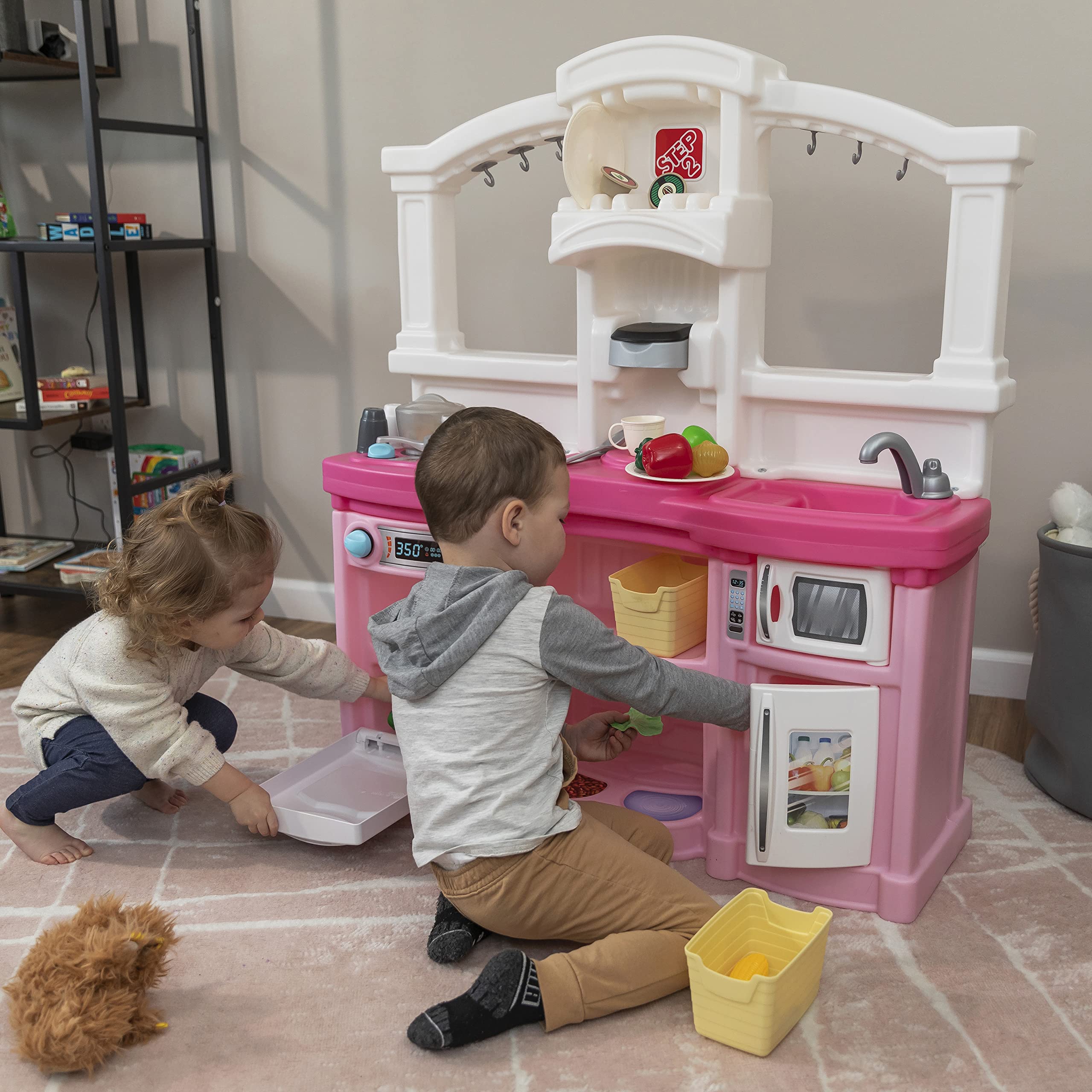 Foto 5 | Set De Cocina Play Step2 Fun With Friends Kids Kitchen, Color Rosa - Venta Internacional.