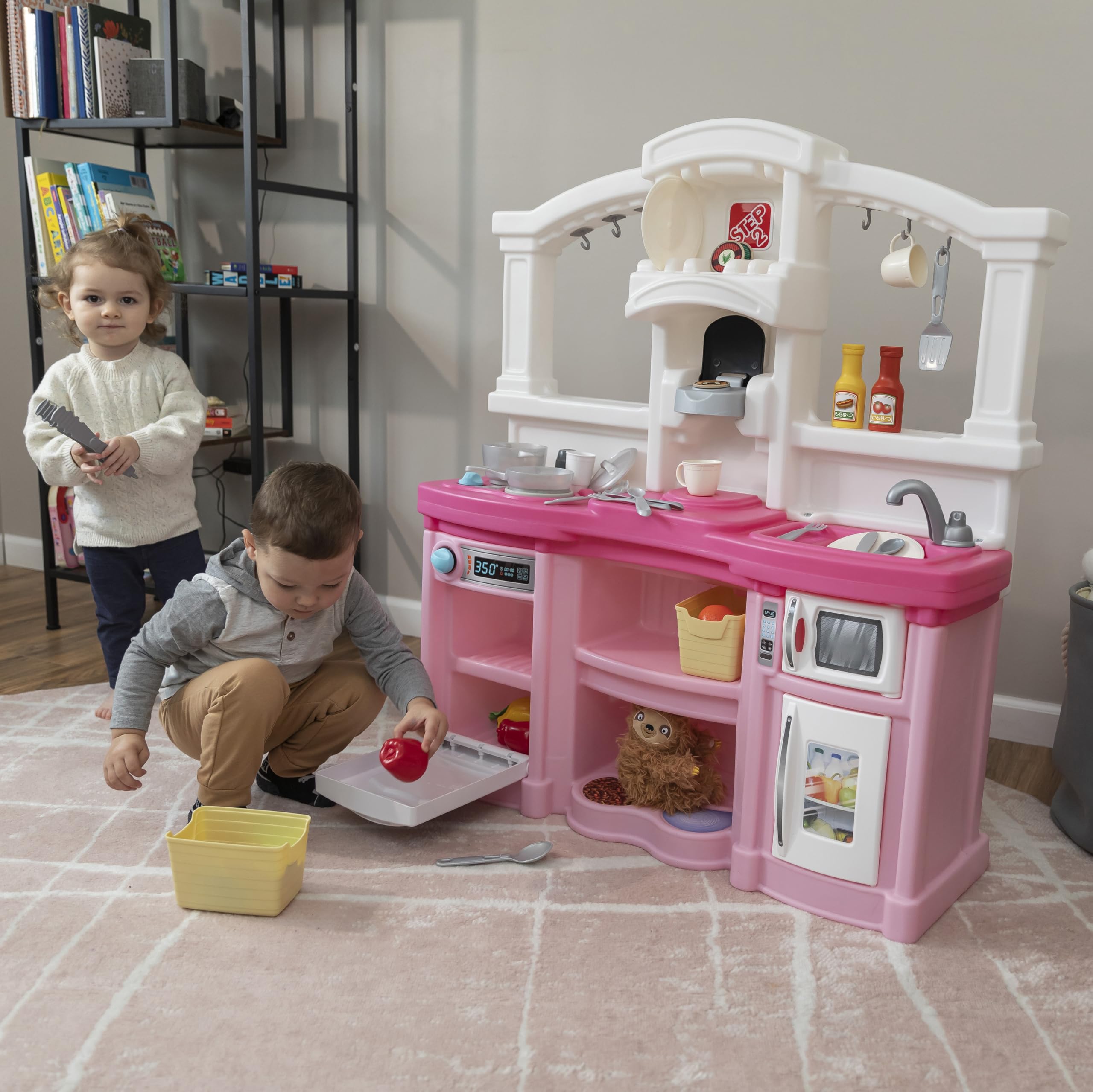 Foto 7 pulgar | Set De Cocina Play Step2 Fun With Friends Kids Kitchen, Color Rosa - Venta Internacional.
