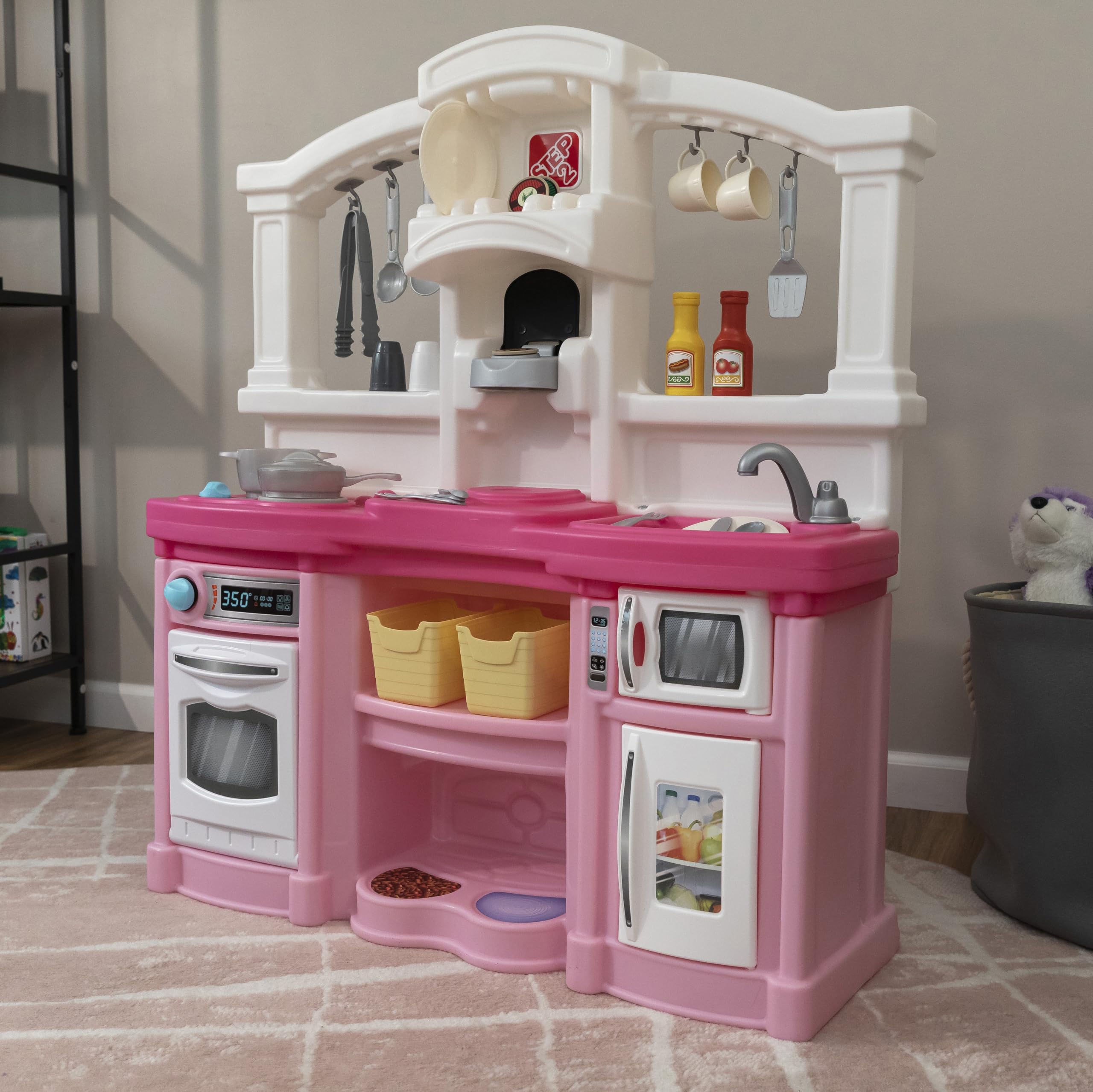 Foto 8 pulgar | Set De Cocina Play Step2 Fun With Friends Kids Kitchen, Color Rosa - Venta Internacional.