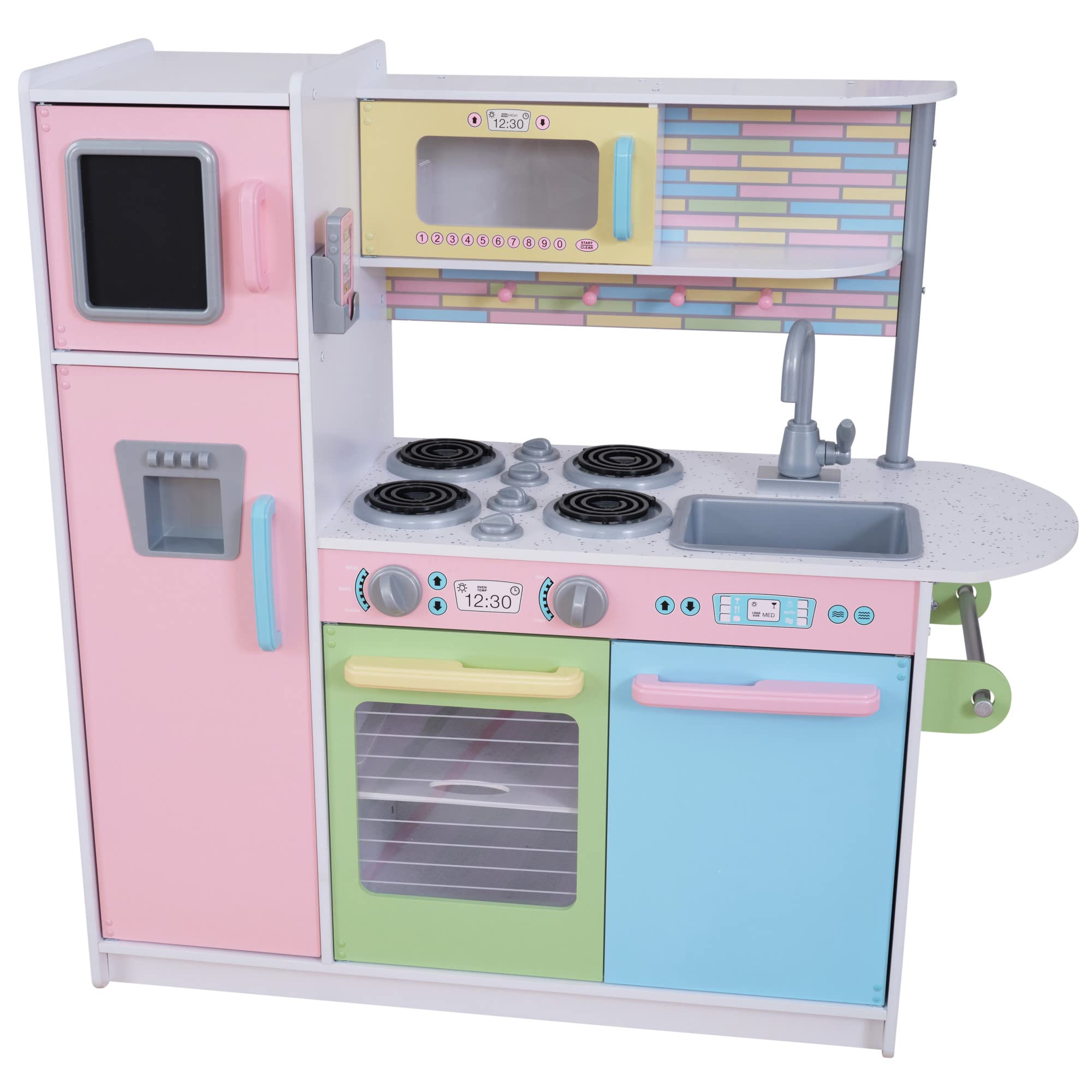 Play Kitchen Kidkraft Uptown De Madera Pastel Con Accesorios - Venta Internacional.