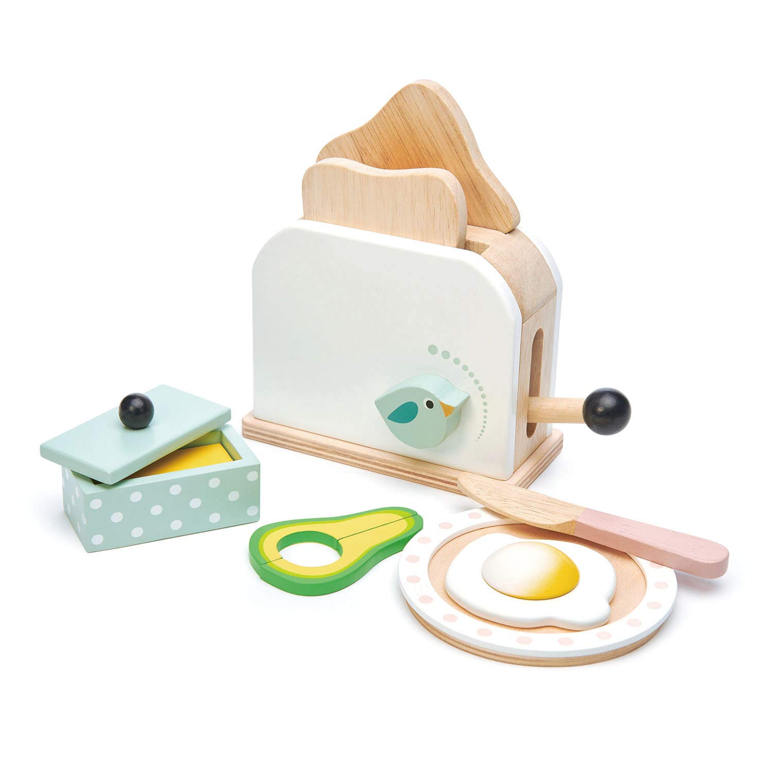 Set Tostador De Desayuno Tender Leaf Toys Mini Chef, 10 Unidades - Venta Internacional.