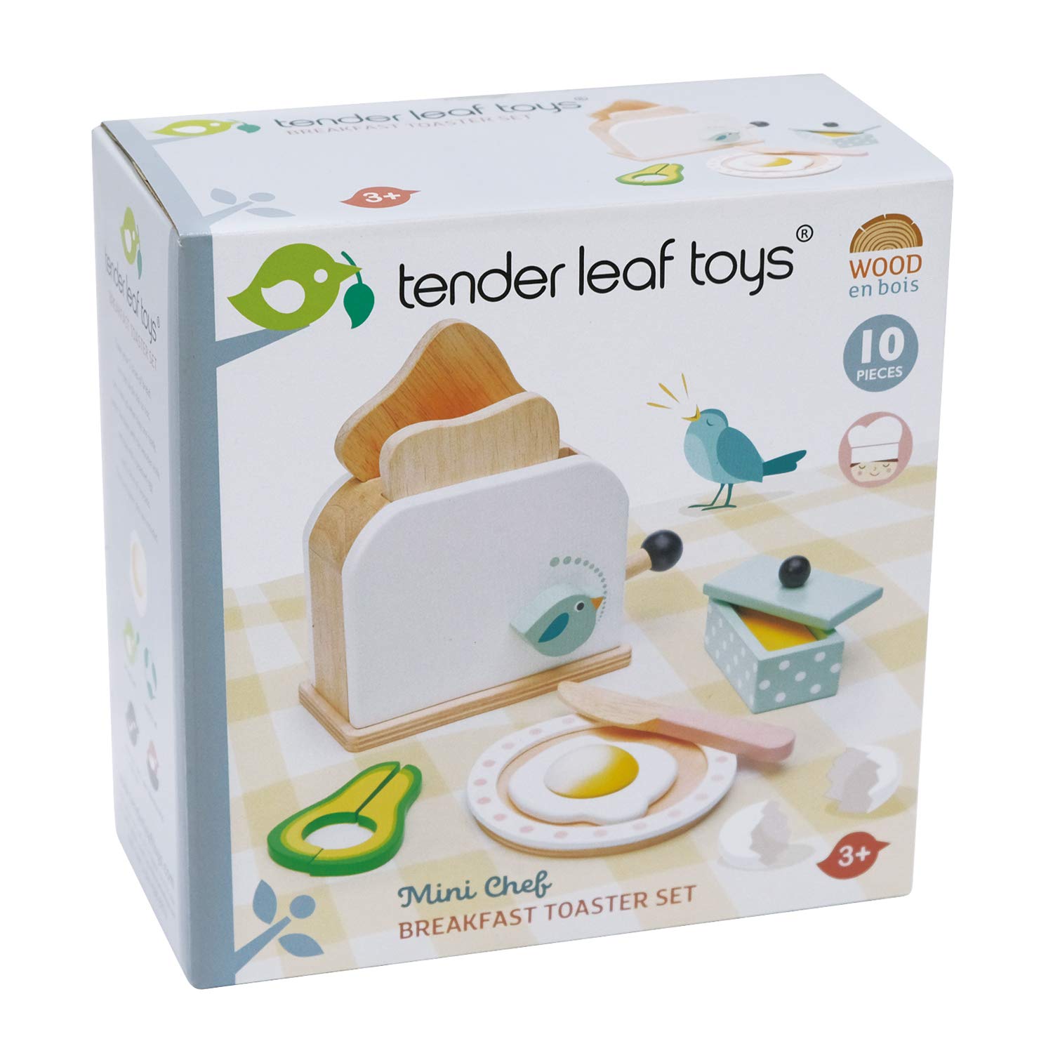 Foto 4 pulgar | Set Tostador De Desayuno Tender Leaf Toys Mini Chef, 10 Unidades - Venta Internacional.