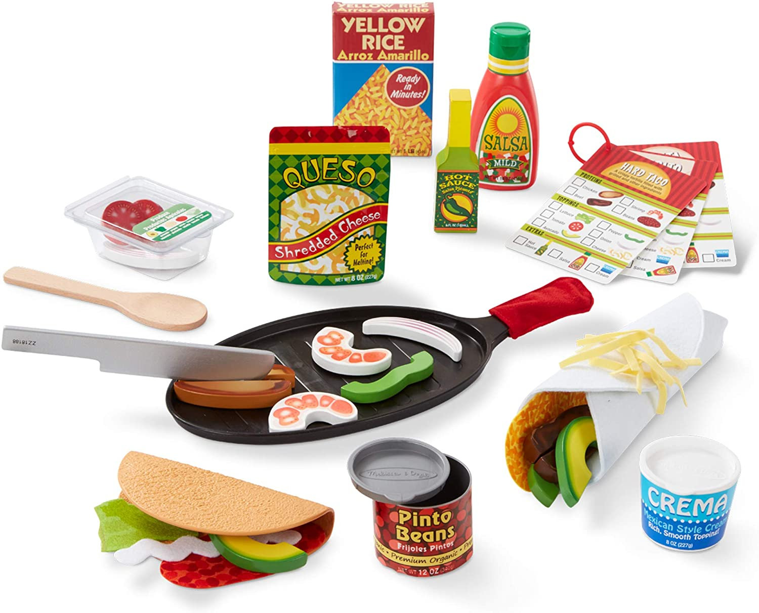 Foto 2 pulgar | Set De Tacos Y Tortillas Melissa & Doug Fill & Fold - Venta Internacional.