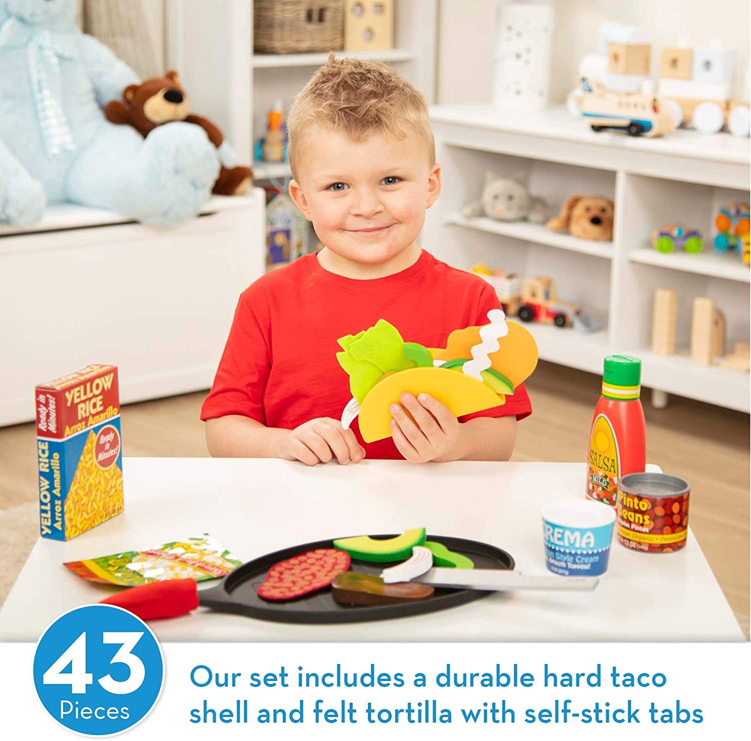 Foto 3 pulgar | Set De Tacos Y Tortillas Melissa & Doug Fill & Fold - Venta Internacional.