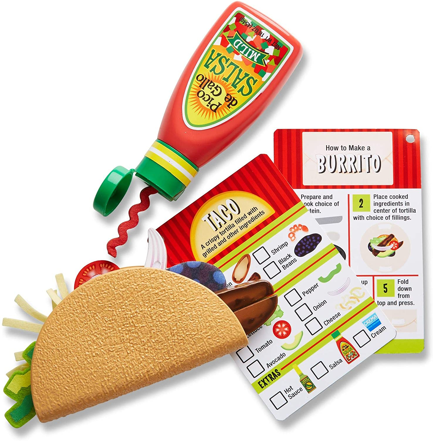 Foto 8 pulgar | Set De Tacos Y Tortillas Melissa & Doug Fill & Fold - Venta Internacional.