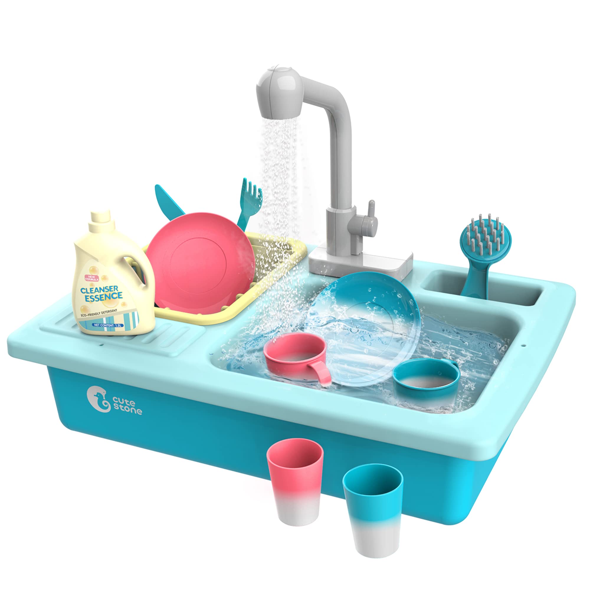 Foto 2 pulgar | Juguete Para Fregadero De Cocina Con Diseño De Piedra Que Cambia De Color Con Agua Corriente - Venta Internacional.