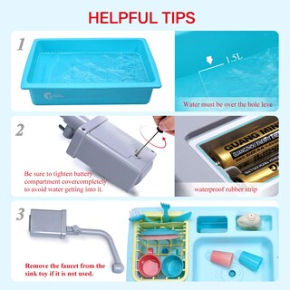 Foto 6 | Juguete Para Fregadero De Cocina Con Diseño De Piedra Que Cambia De Color Con Agua Corriente - Venta Internacional.