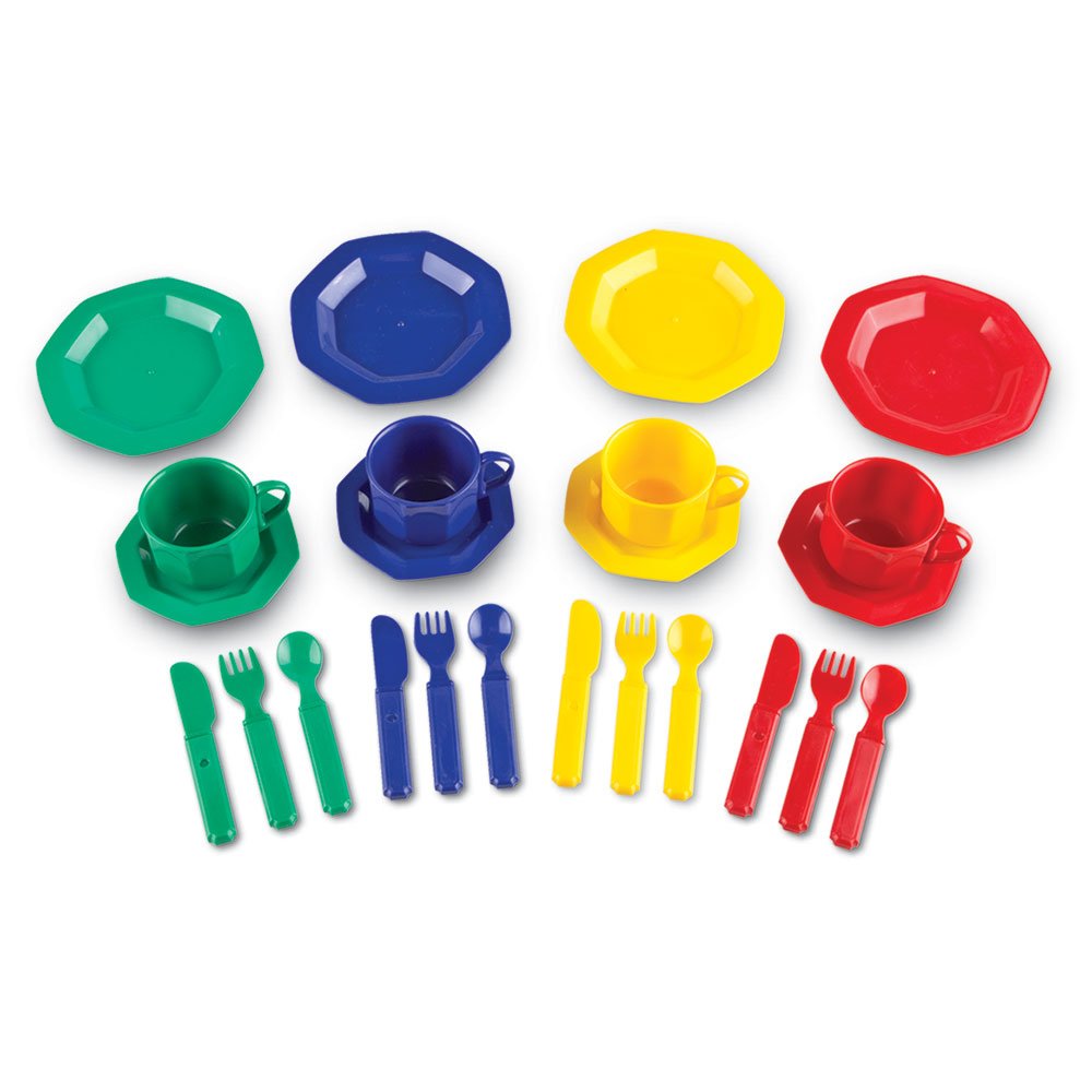 Foto 4 pulgar | Juego De Platos De Juguete Learning Resources Play Dishes 24 Piezas, 3 O Más - Venta Internacional.