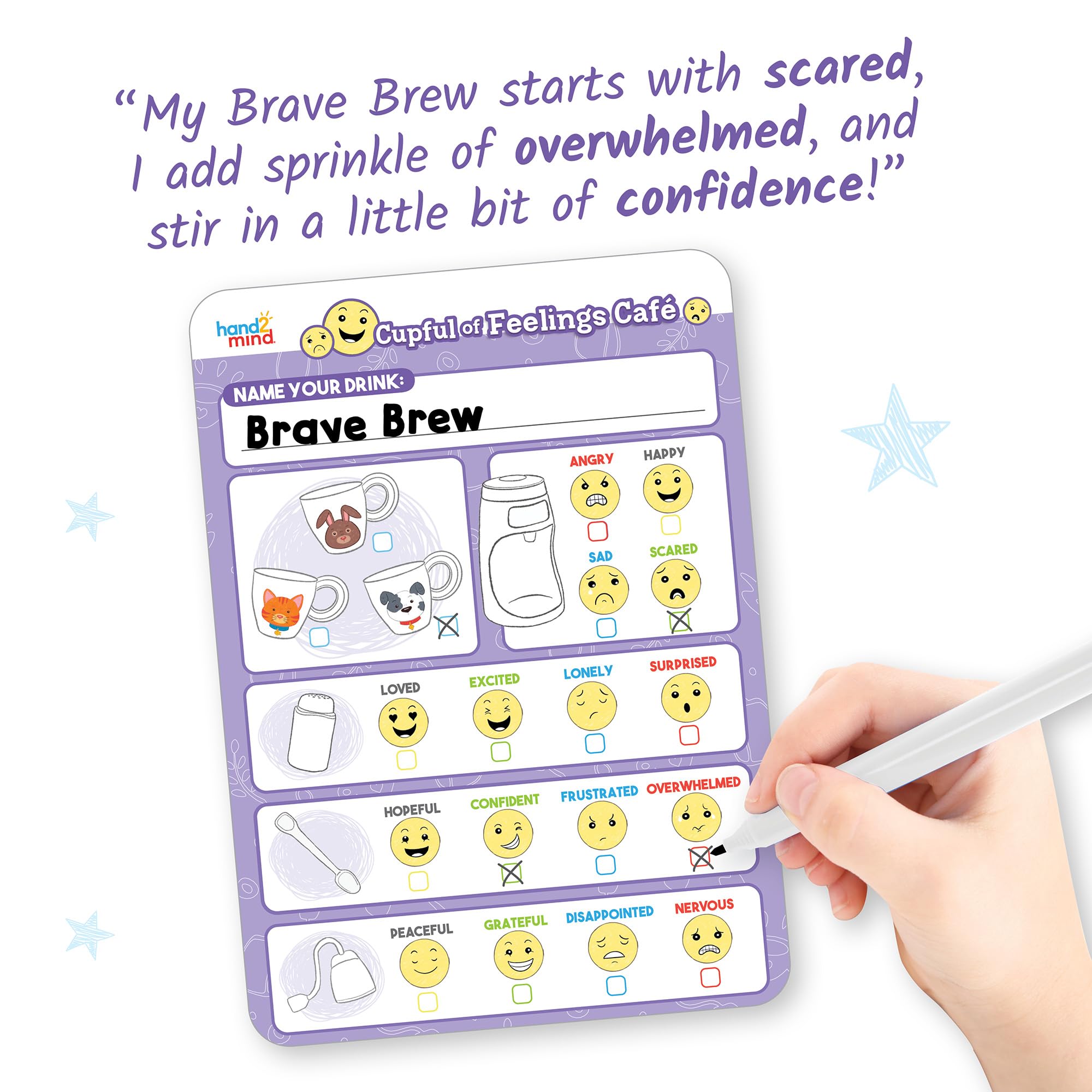 Foto 3 | Cafetera Pretend Play Toy Hand2mind Cupful Of Feelings - Venta Internacional.