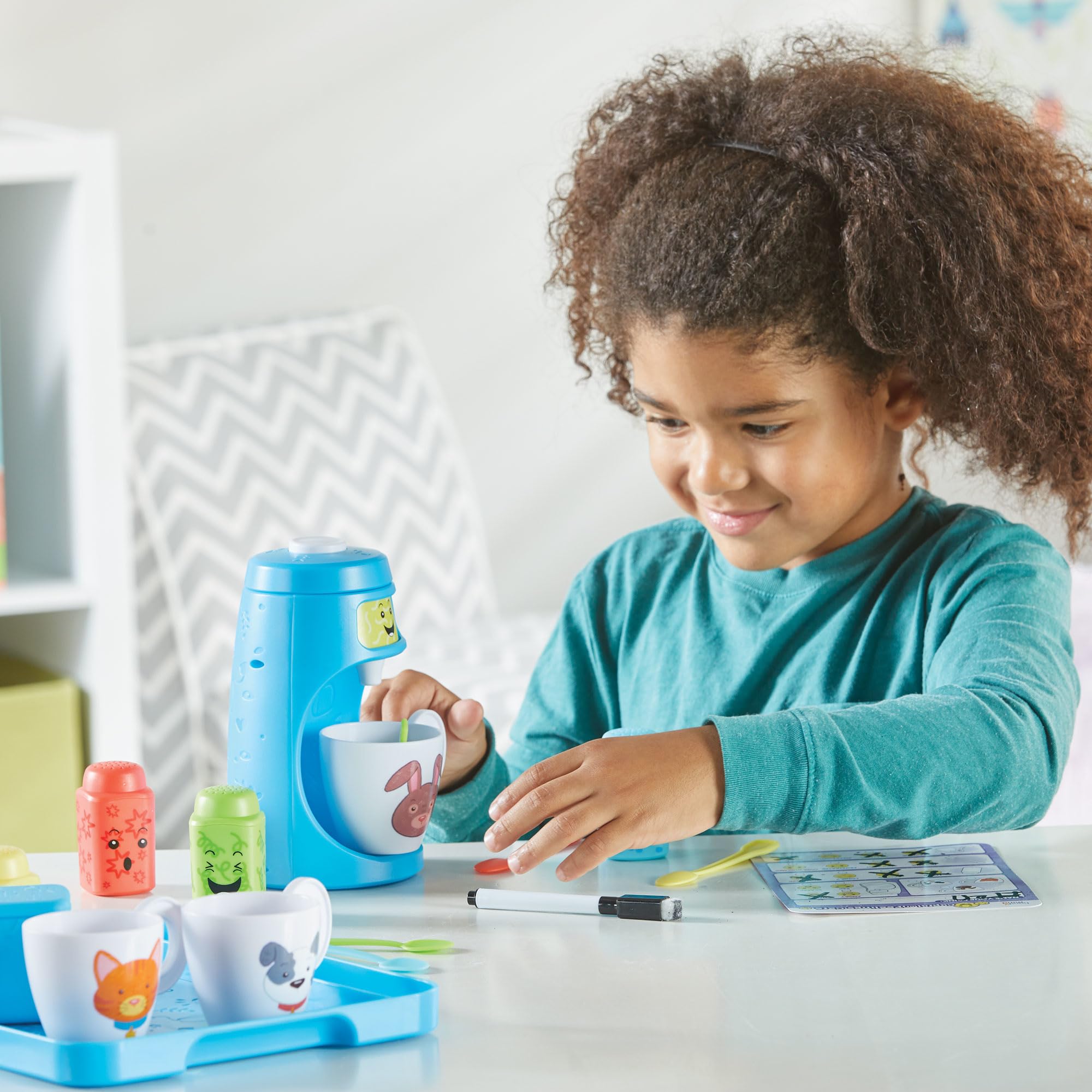 Foto 6 pulgar | Cafetera Pretend Play Toy Hand2mind Cupful Of Feelings - Venta Internacional.