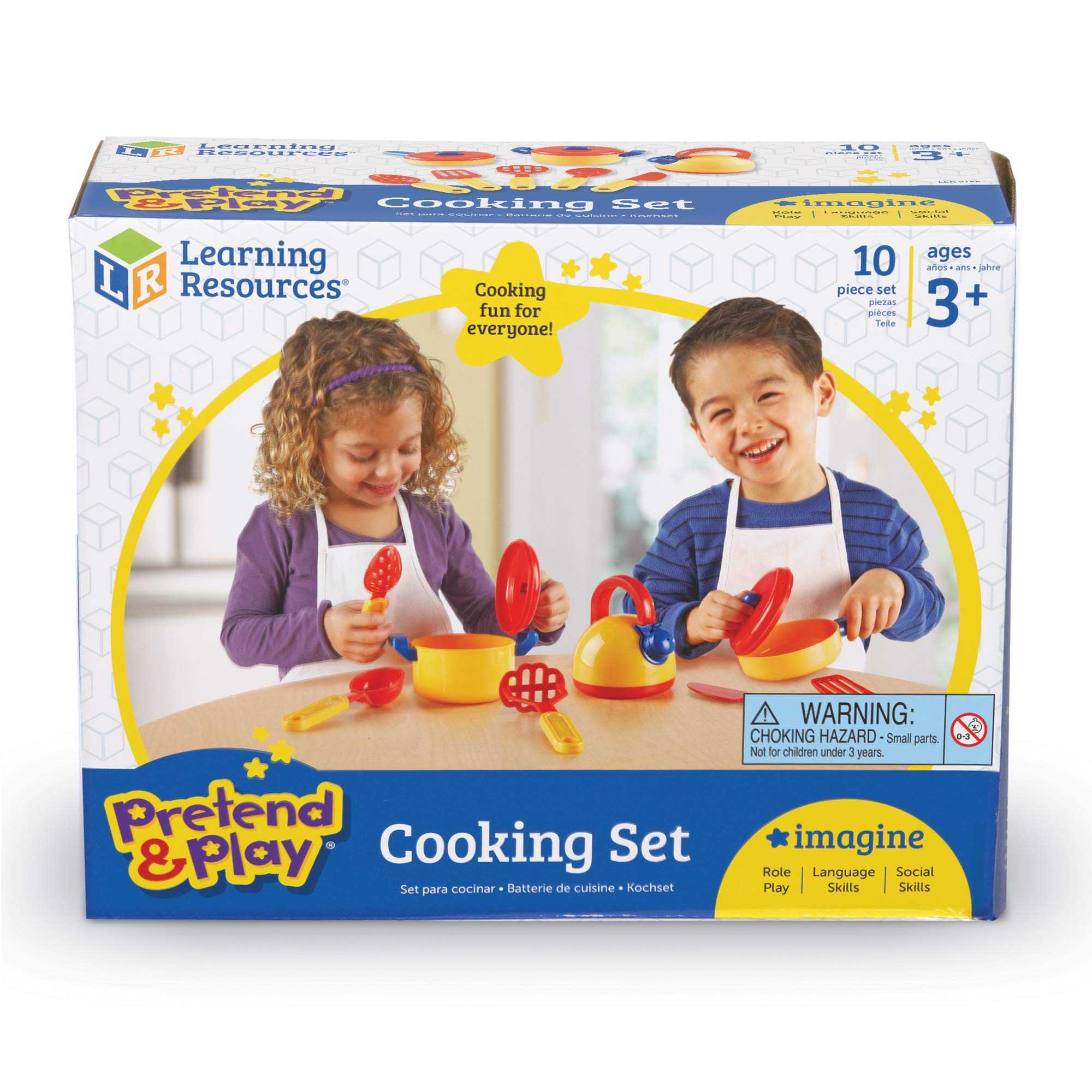 Foto 7 pulgar | Set De Cocina Learning Resources Pretend & Play, 10 Piezas, 3 O Más - Venta Internacional.
