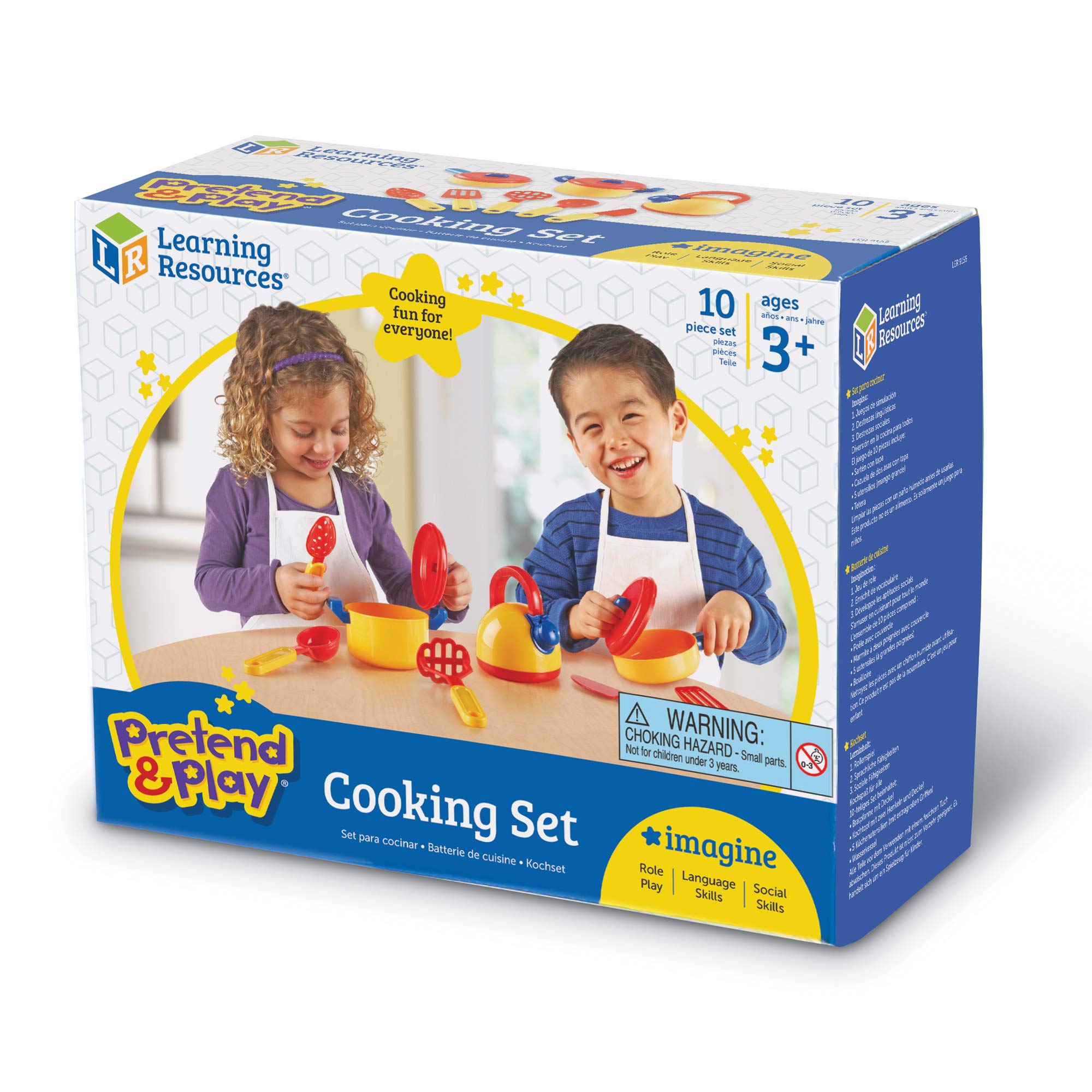 Foto 8 pulgar | Set De Cocina Learning Resources Pretend & Play, 10 Piezas, 3 O Más - Venta Internacional.