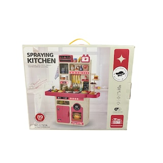 Foto 1 | Cocinita de Juguete Noni Is-388 Rosa 89 Piezas