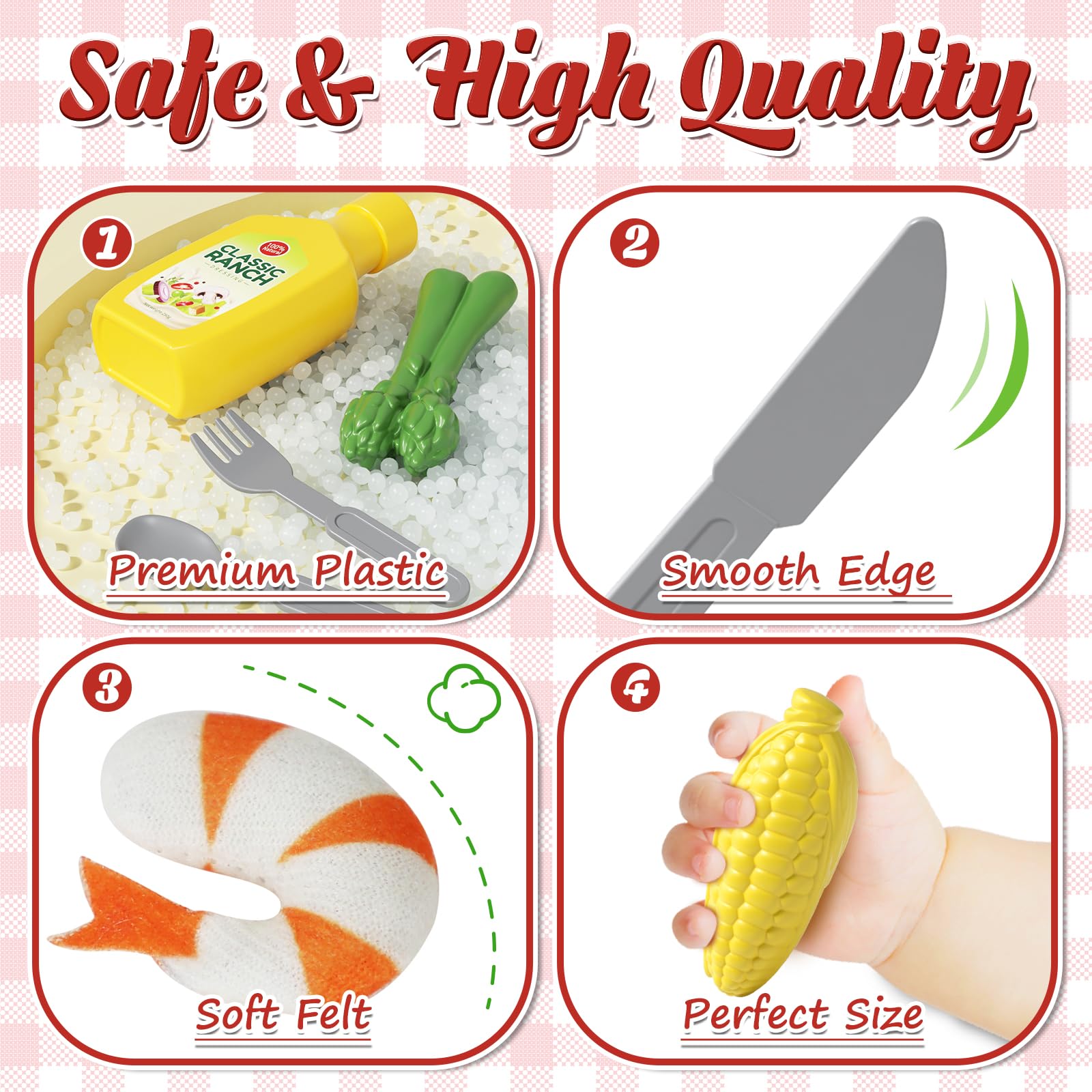 Foto 5 pulgar | Juego De Accesorios De Cocina Lehoo Castle Con Juegos De Comida De Plástico - Venta Internacional.