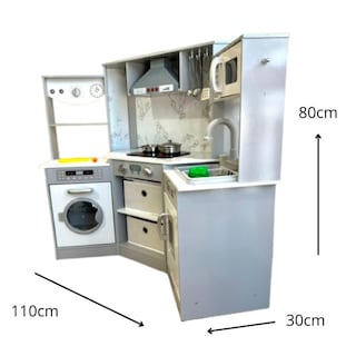 Foto 5 | Playset De Cocina Infantil De Madera