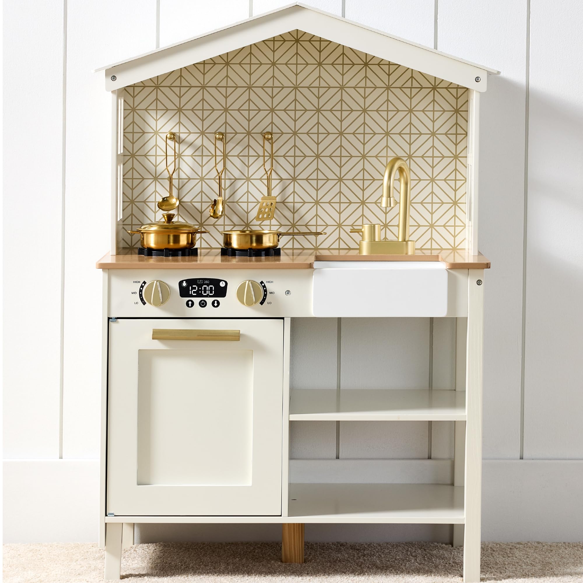 Juego De Cocina Farmhouse Best Choice Products Para Niños Con Toy S - Venta Internacional. $3,541