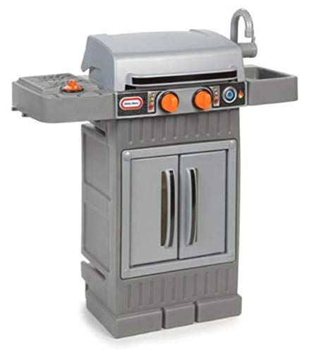 Foto 5 pulgar | Parrilla De Barbacoa Toy Little Tikes Cook 'n Grow, Gris, Para Niños - Venta Internacional.