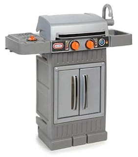 Foto 4 | Parrilla De Barbacoa Toy Little Tikes Cook 'n Grow, Gris, Para Niños - Venta Internacional.