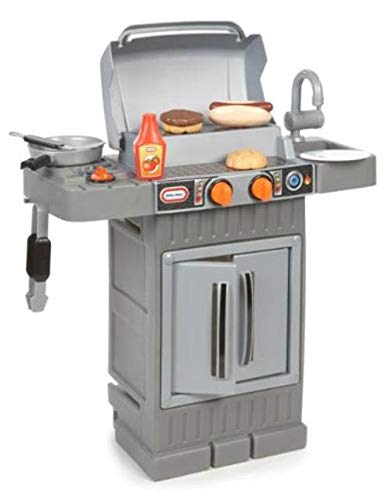 Foto 6 pulgar | Parrilla De Barbacoa Toy Little Tikes Cook 'n Grow, Gris, Para Niños - Venta Internacional.