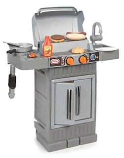 Foto 5 | Parrilla De Barbacoa Toy Little Tikes Cook 'n Grow, Gris, Para Niños - Venta Internacional.