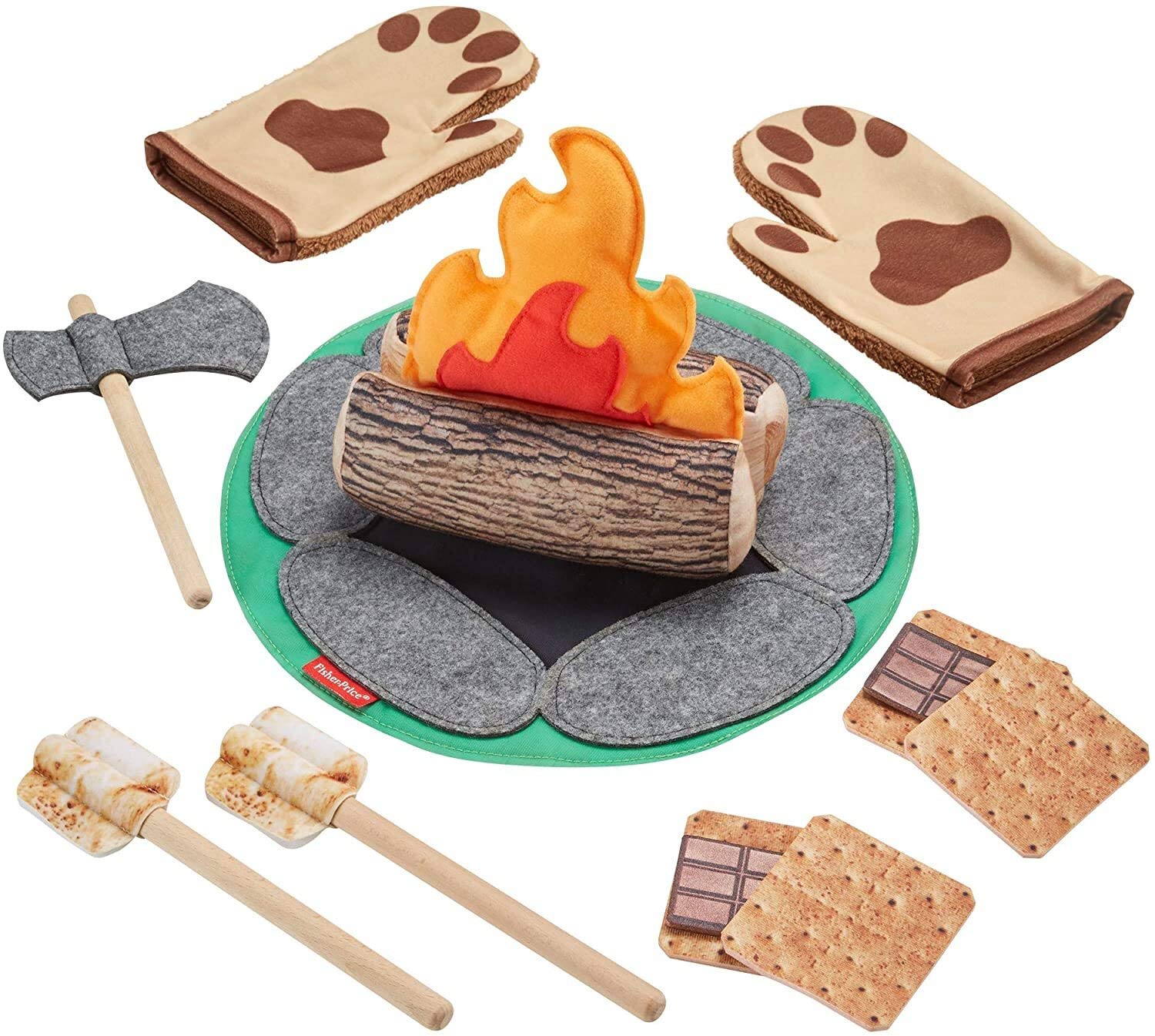 Juego De 18 Piezas S'more Fun Campfire De Toy Fisher-price Para Niños De 3 Años O Más - Venta Internacional.