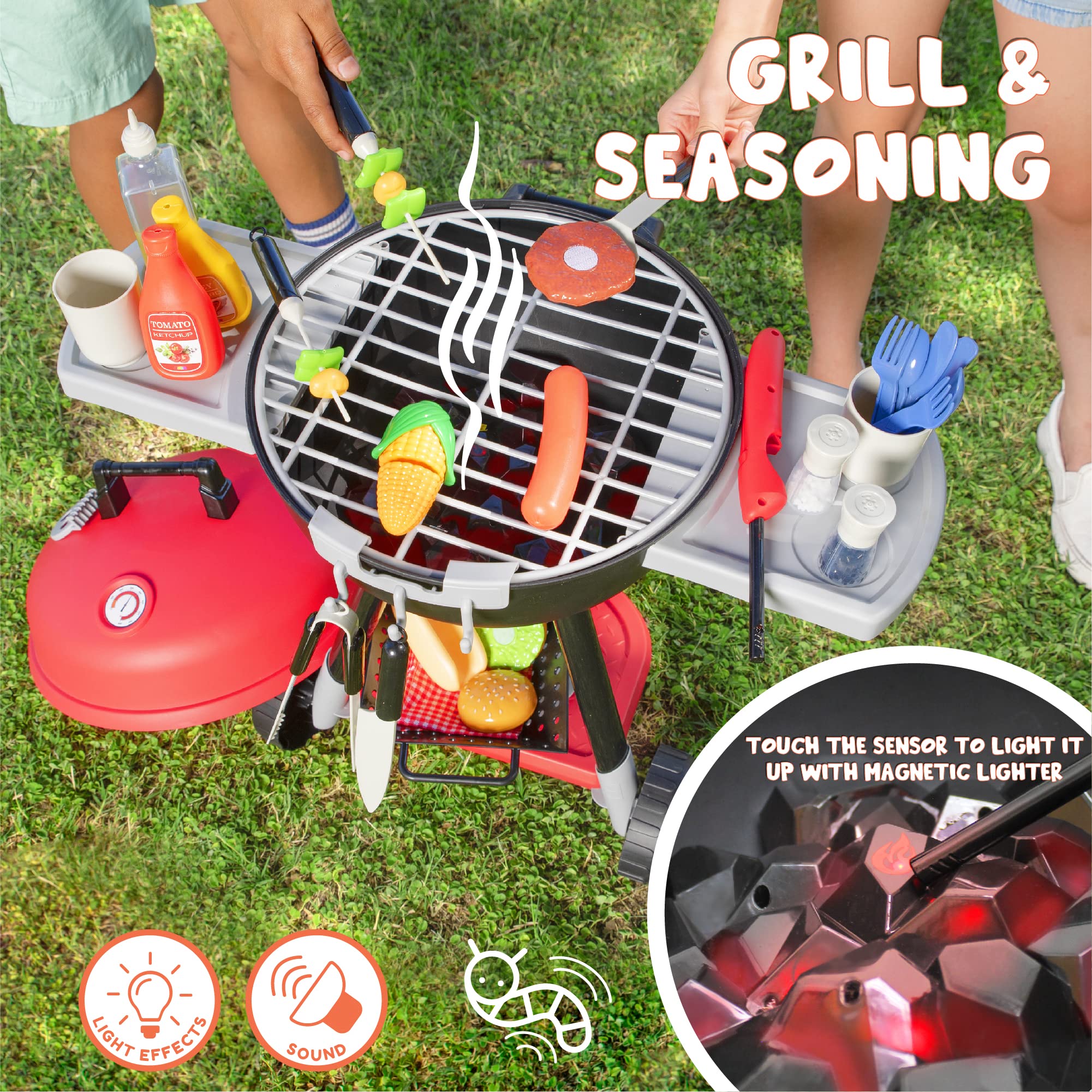 Foto 3 pulgar | Juego de Juguetes de Cocina Joyin Little Chef Play Kids Bbq Grill 34 Unidades - Venta Internacional
