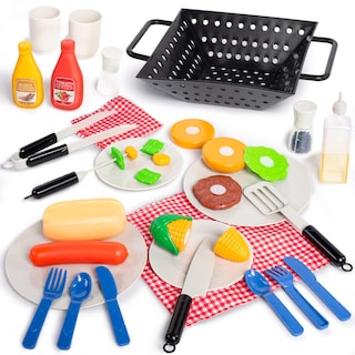 Foto 5 | Juego de Juguetes de Cocina Joyin Little Chef Play Kids Bbq Grill 34 Unidades - Venta Internacional