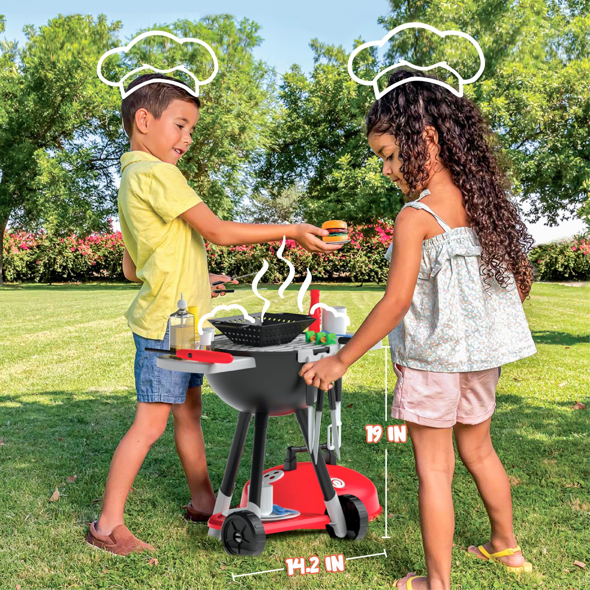 Foto 7 pulgar | Juego de Juguetes de Cocina Joyin Little Chef Play Kids Bbq Grill 34 Unidades - Venta Internacional