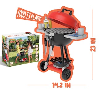 Foto 7 | Juego de Juguetes de Cocina Joyin Little Chef Play Kids Bbq Grill 34 Unidades - Venta Internacional