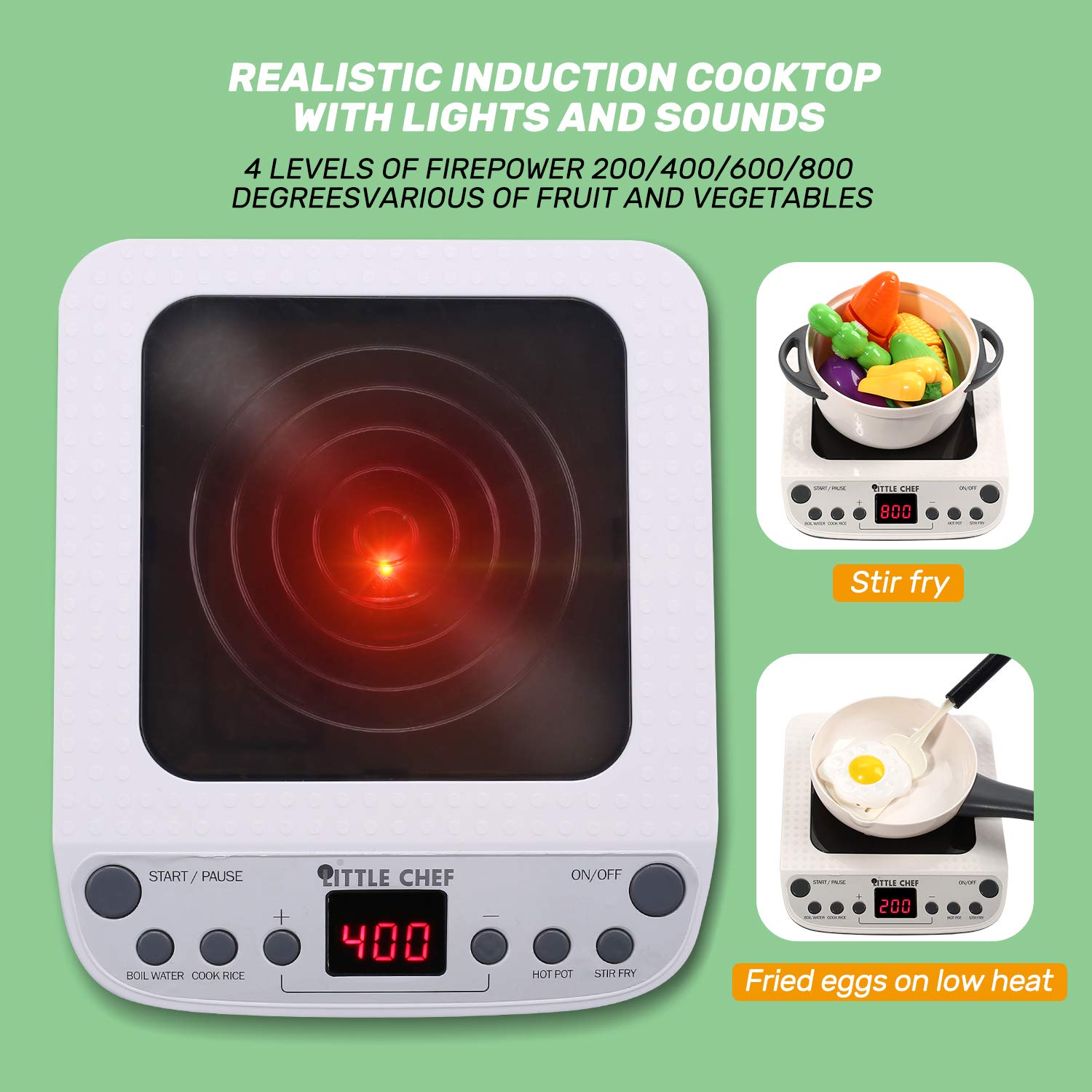 Foto 2 | Juguete de Cocina Cute Stone con Utensilios para Niños - Venta Internacional