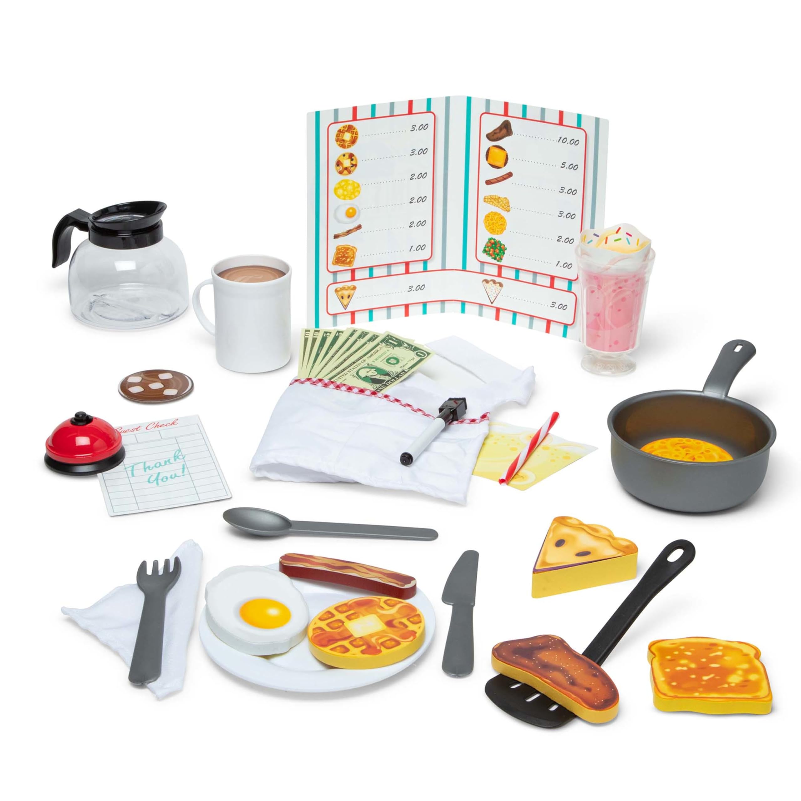 Foto 2 pulgar | Set Restaurant Play Set Melissa & Doug Star Diner 41 Piezas  - Venta Internacional