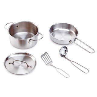 Foto 5 | Juego de Cocina Y Parrilla Con Forma De Madera 2 En 2 Simulacro De Juego De Rol Para Niños - Venta Internacional