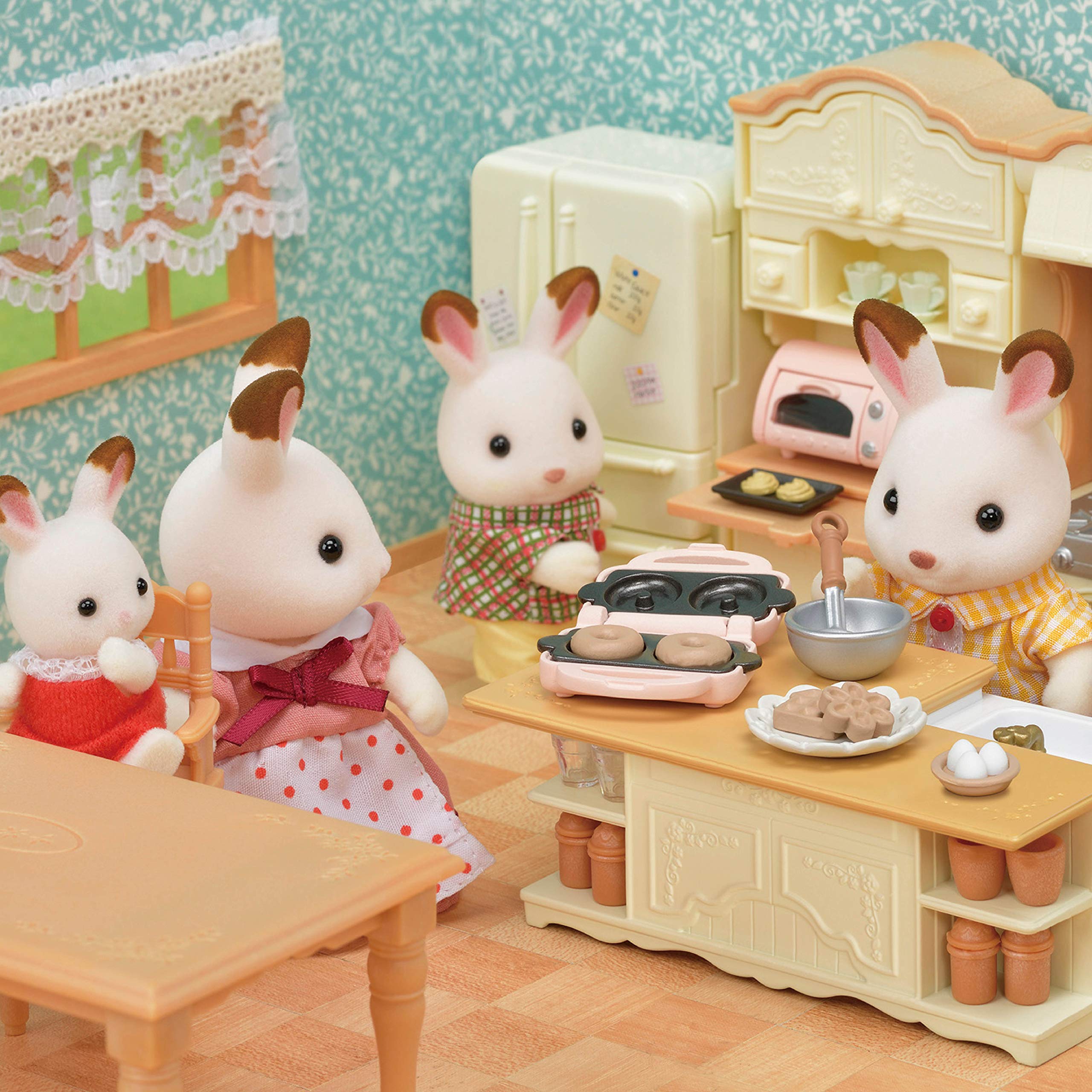 Foto 8 pulgar | Juego De Muebles Toy Dollhouse Calico Critters Kitchen Island - Venta Internacional.