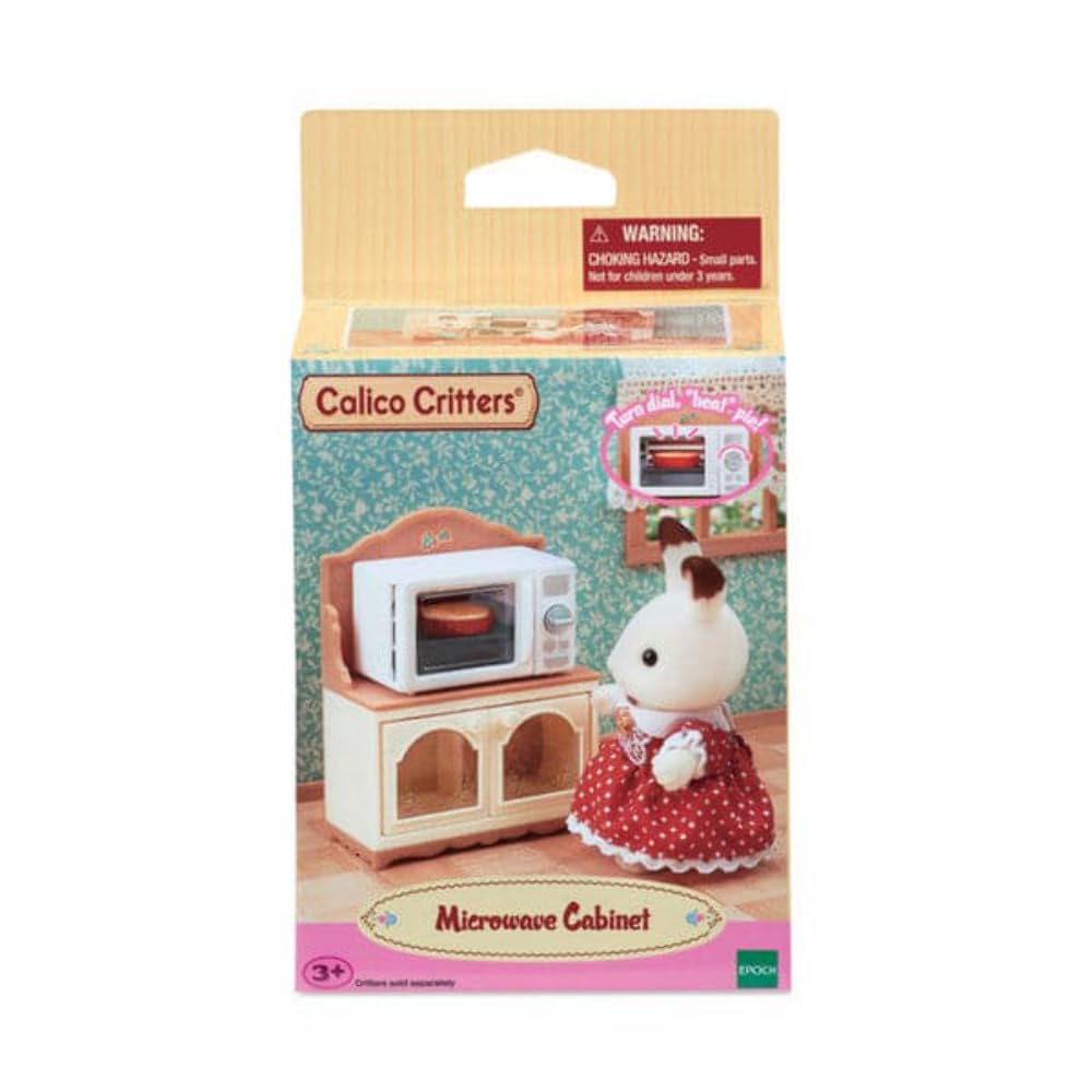 Foto 3 pulgar | Set De Muebles Para Casas De Muñecas Calico Critters, Armario Para Microondas - Venta Internacional.
