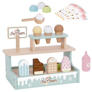 Foto 1 | Juego De Helados Con Accesorios De Madera. Juguete De Paletas Y Helados Para Niños Y Niñas Mágicamente