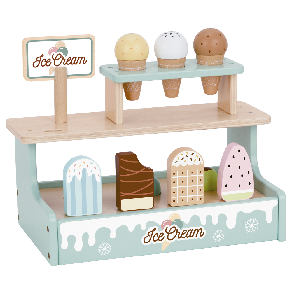 Foto 9 pulgar | Juego De Helados Con Accesorios De Madera. Juguete De Paletas Y Helados Para Niños Y Niñas Mágicamente
