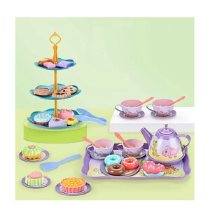 Foto 2 | Juguete De Cocina Juego De Té Para Niños Con Pastel De Jugue Fantasy Unicornio