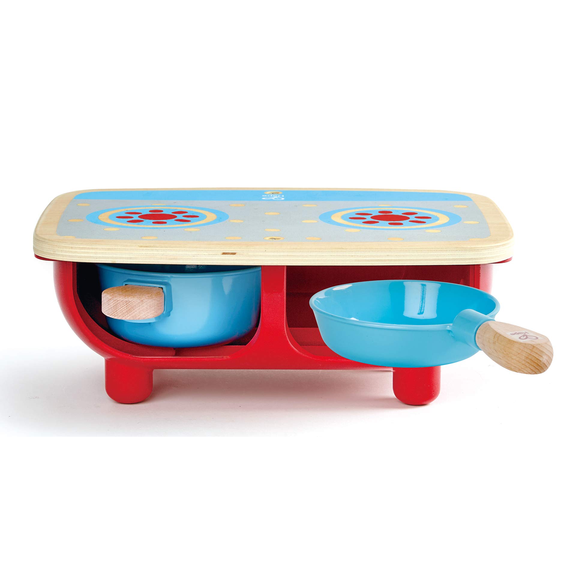 Foto 3 pulgar | Juego De Cocina Hape De Madera Para Niños Pequeños De 6 Piezas Con Estufa De Juguete Y Sartén - Venta Internacional.