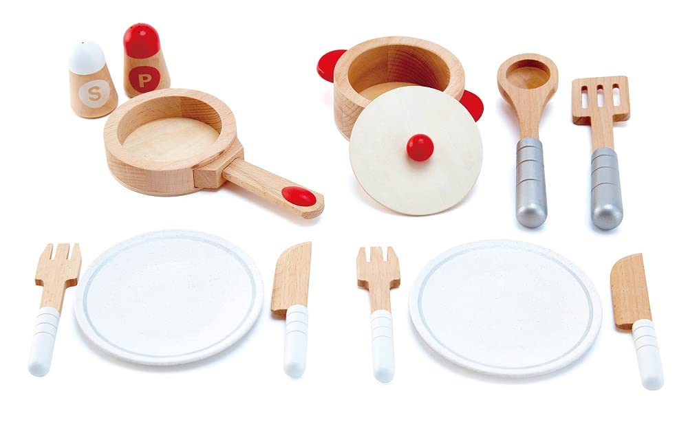 Foto 2 pulgar | Juego De Cocina Y Servicio Con Forma De Juego De 13 Piezas De Madera Con Acceso. - Venta Internacional.