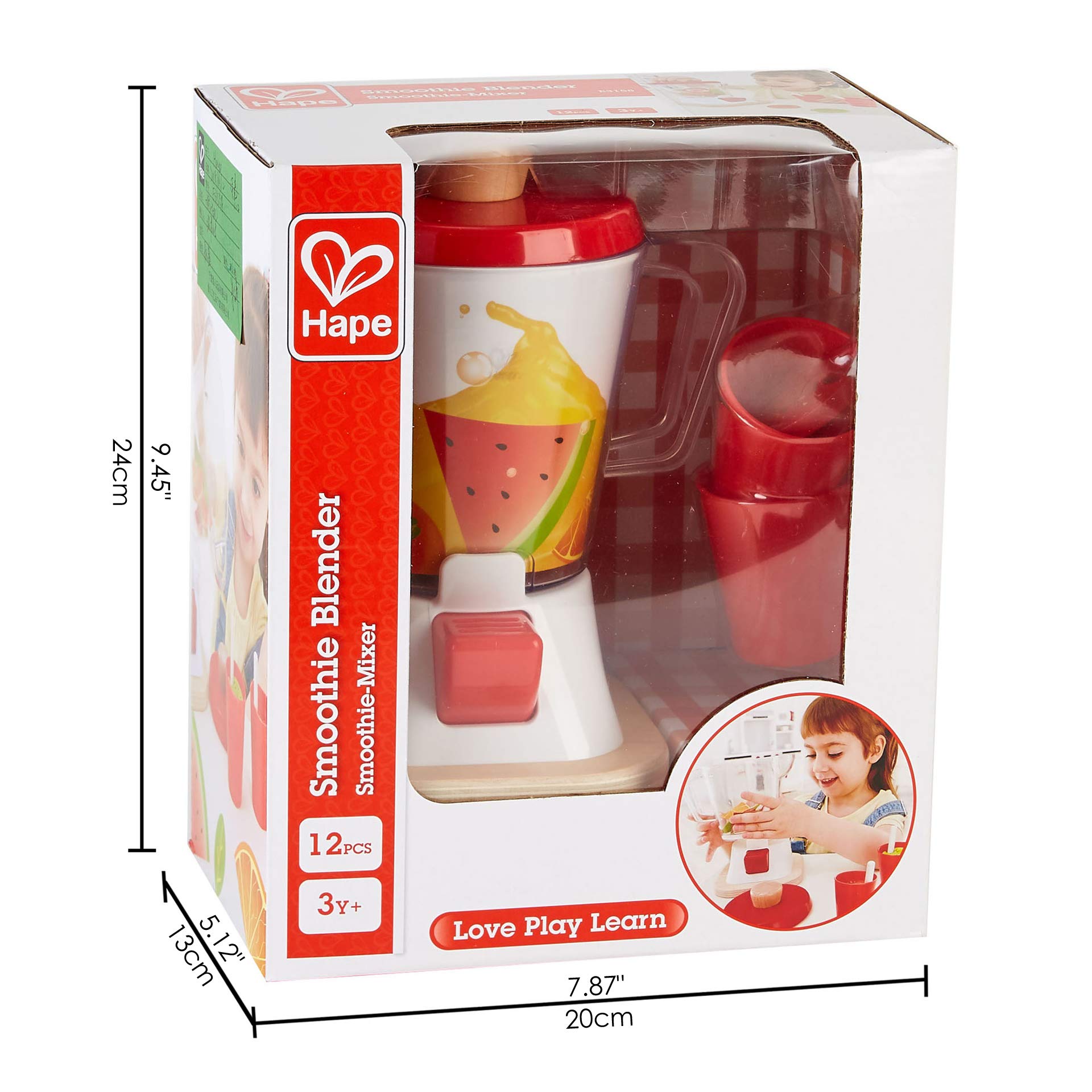 Foto 6 | Licuadora De Batidos De Cocina Hape Con Tazas Y Pajitas - Venta Internacional.