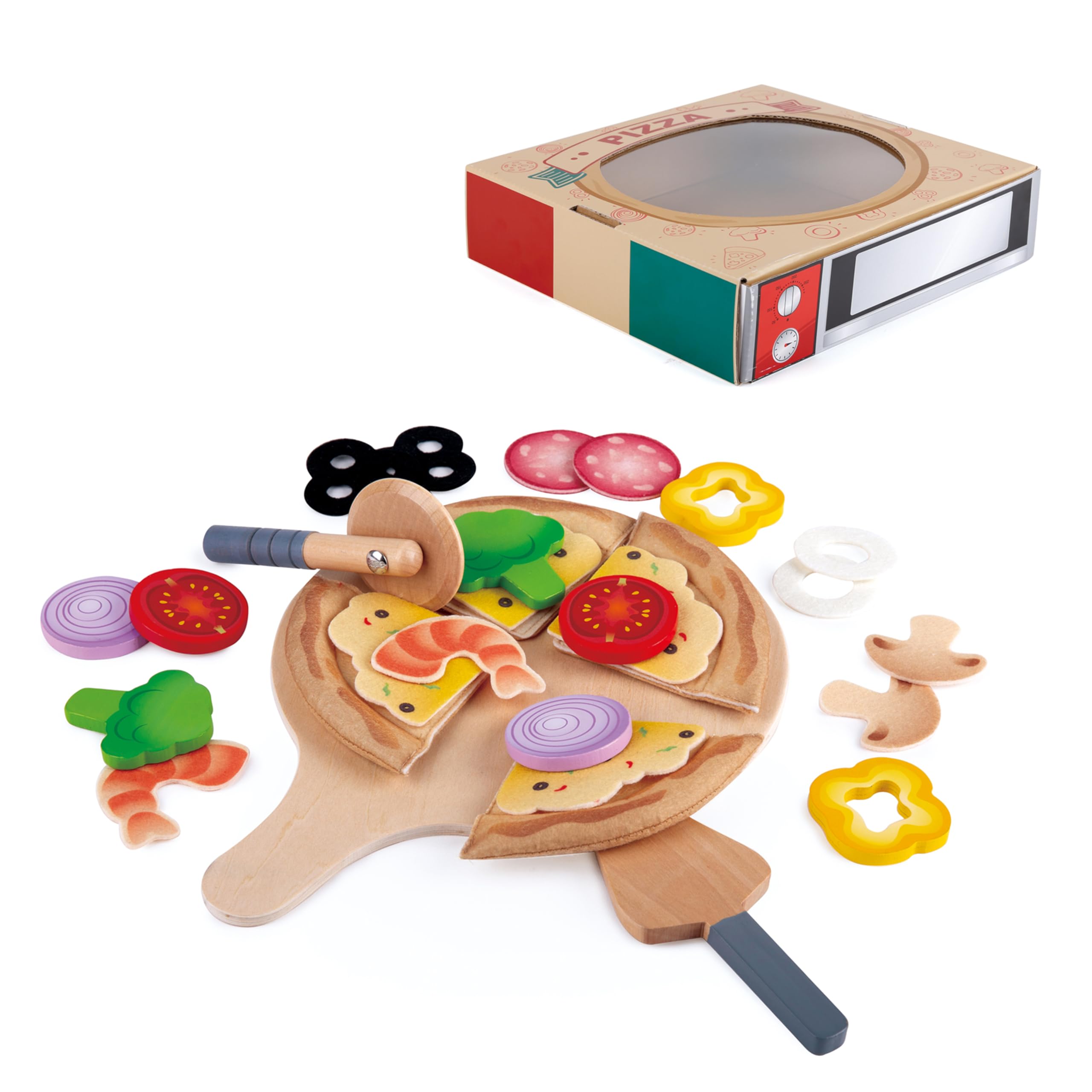 Foto 2 pulgar | Set De Juego Para Pizza Hape Perfect Pizza De Madera, 29 Unidades, Niños Mayores De 3 Años - Venta Internacional.